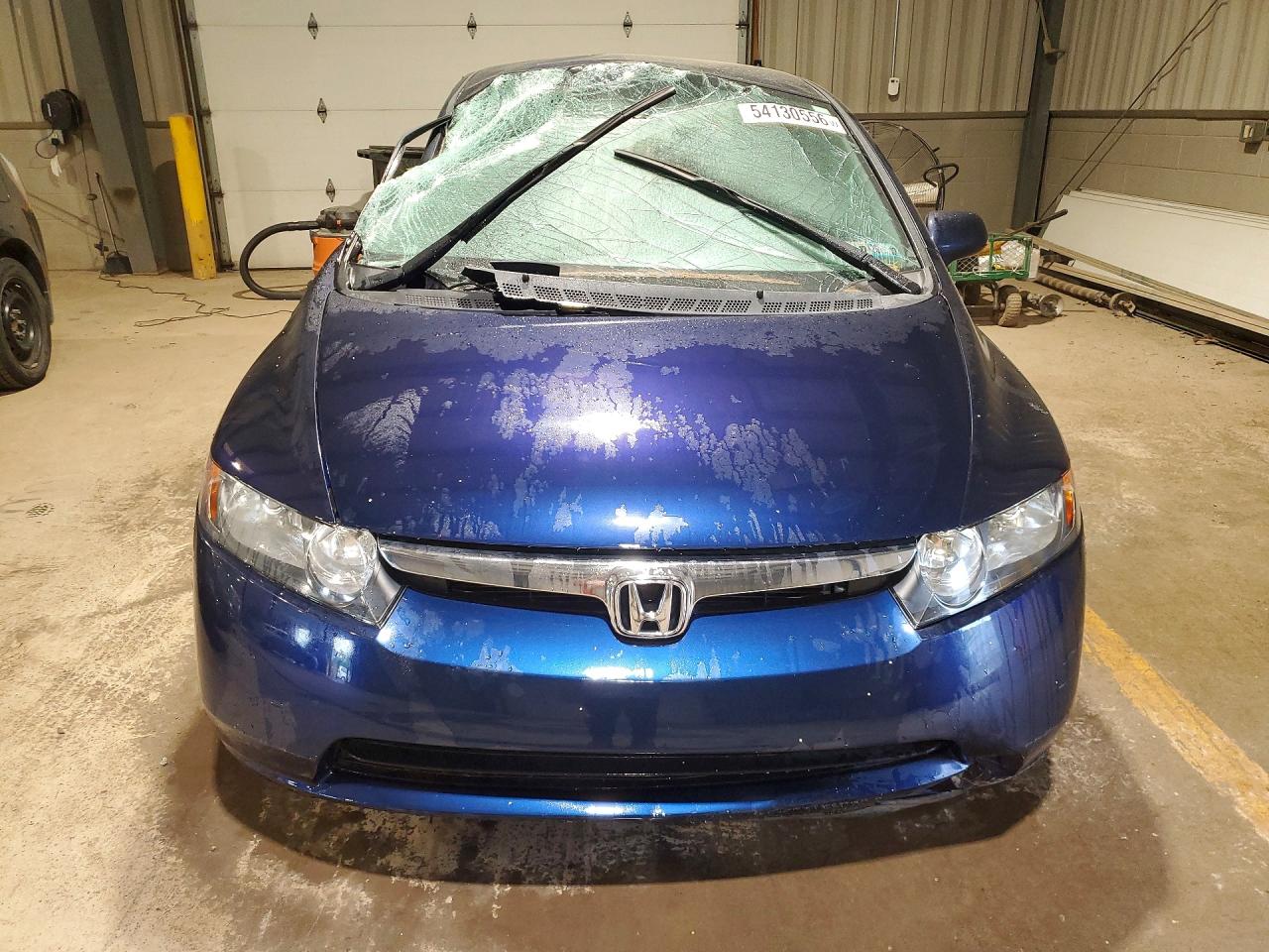 2008 Honda Civic Lx Blue vin: 2HGFA16518H511466