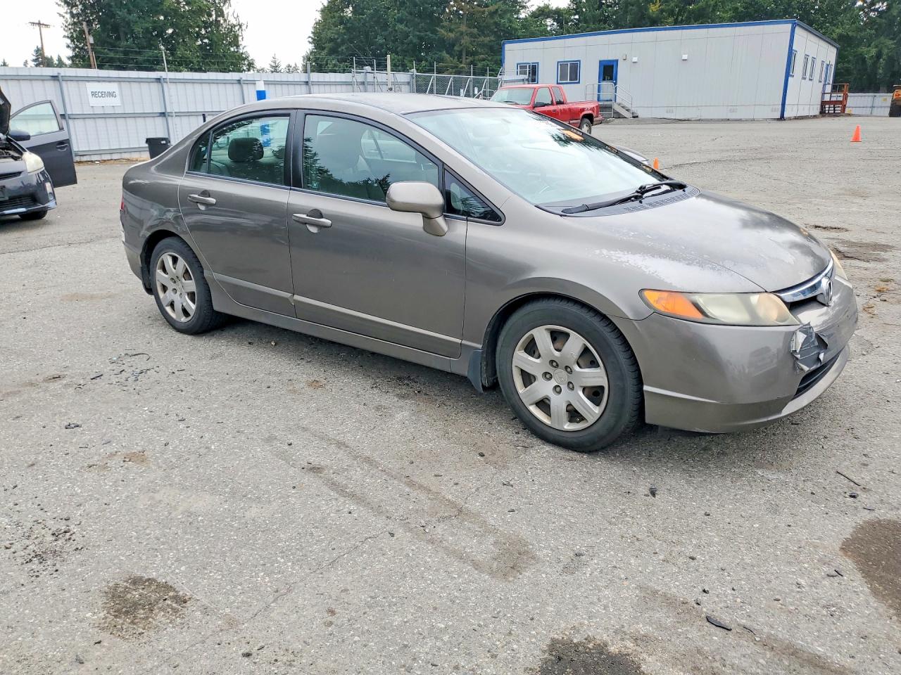 2008 Honda Civic Lx Gray vin: 2HGFA16518H516358