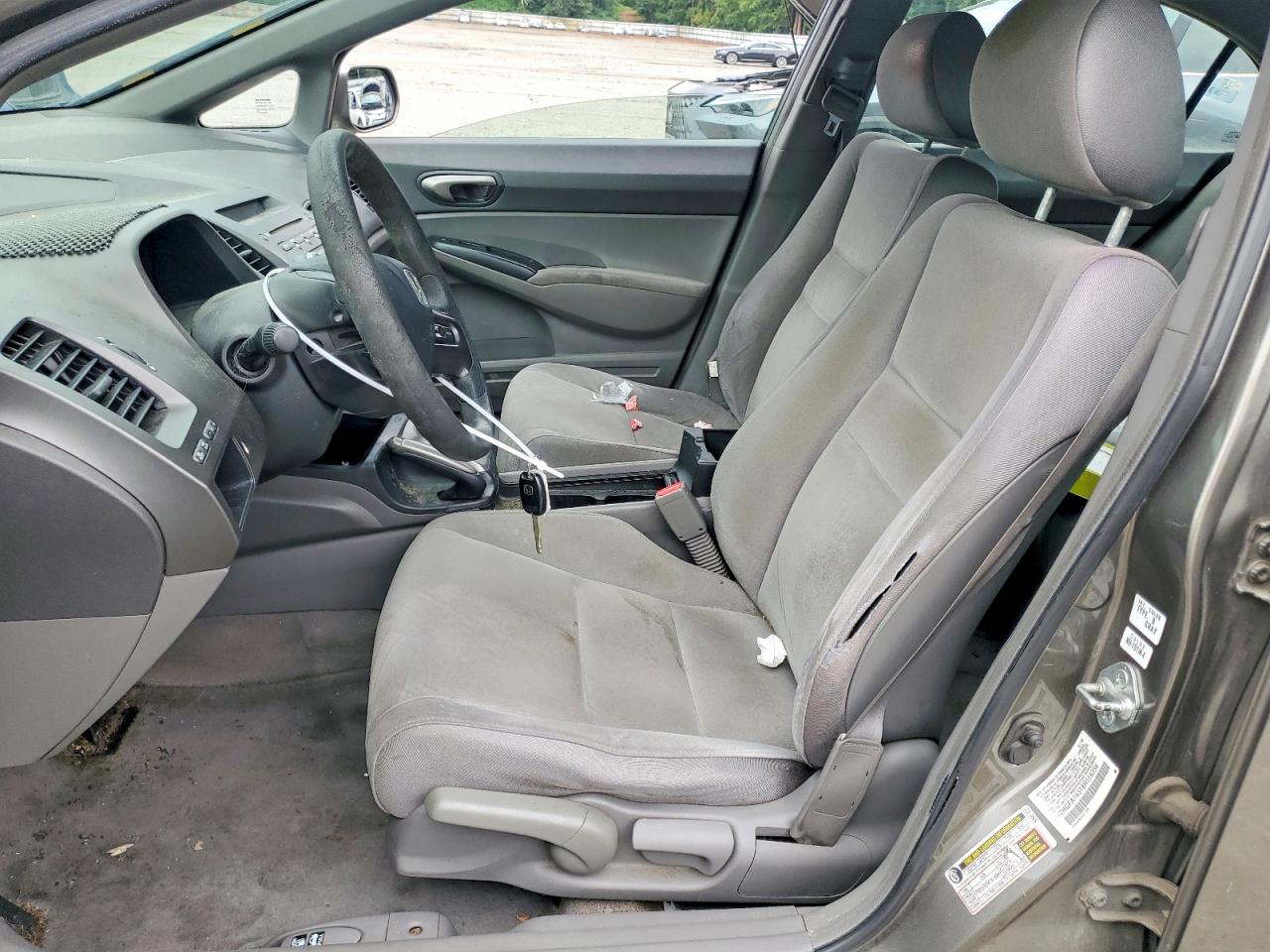 2008 Honda Civic Lx Gray vin: 2HGFA16518H516358