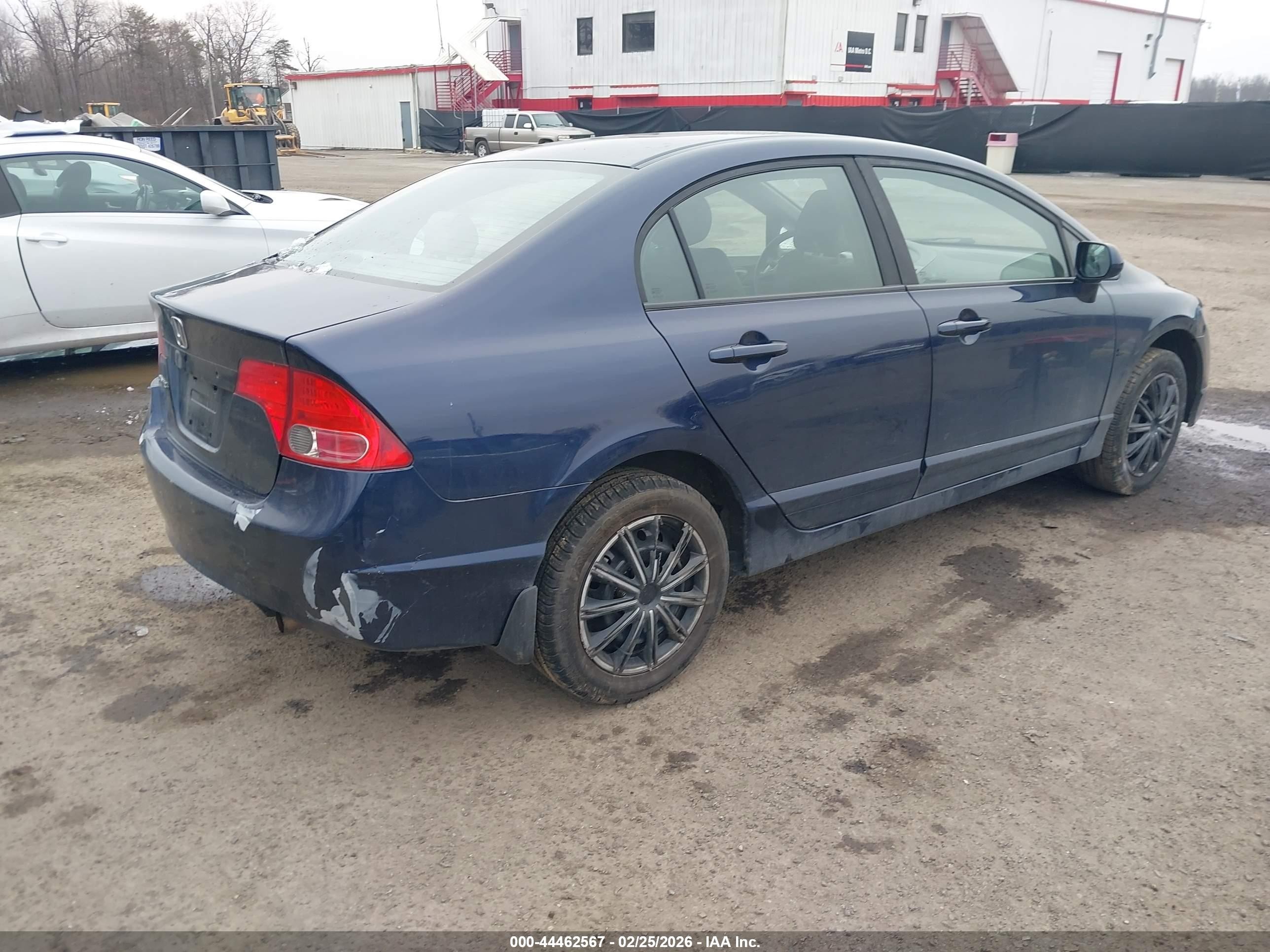 2008 Honda Civic Sdn Lx Blue vin: 2HGFA16518H523598