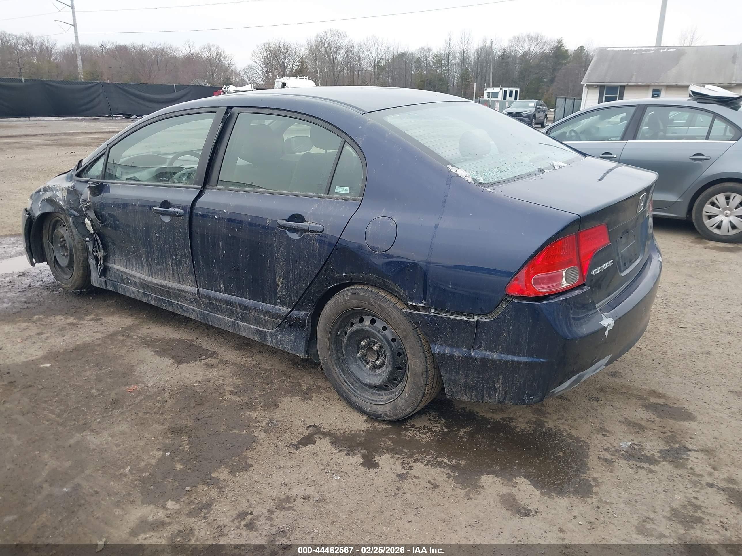2008 Honda Civic Sdn Lx Blue vin: 2HGFA16518H523598