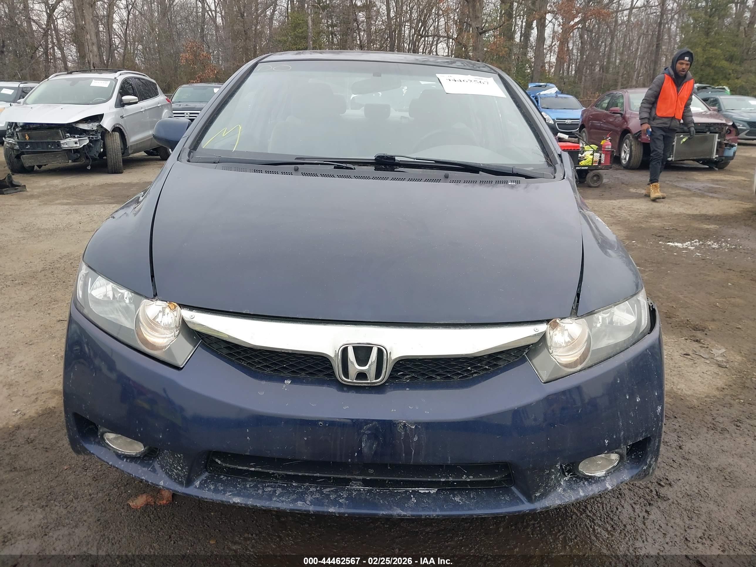 2008 Honda Civic Sdn Lx Blue vin: 2HGFA16518H523598