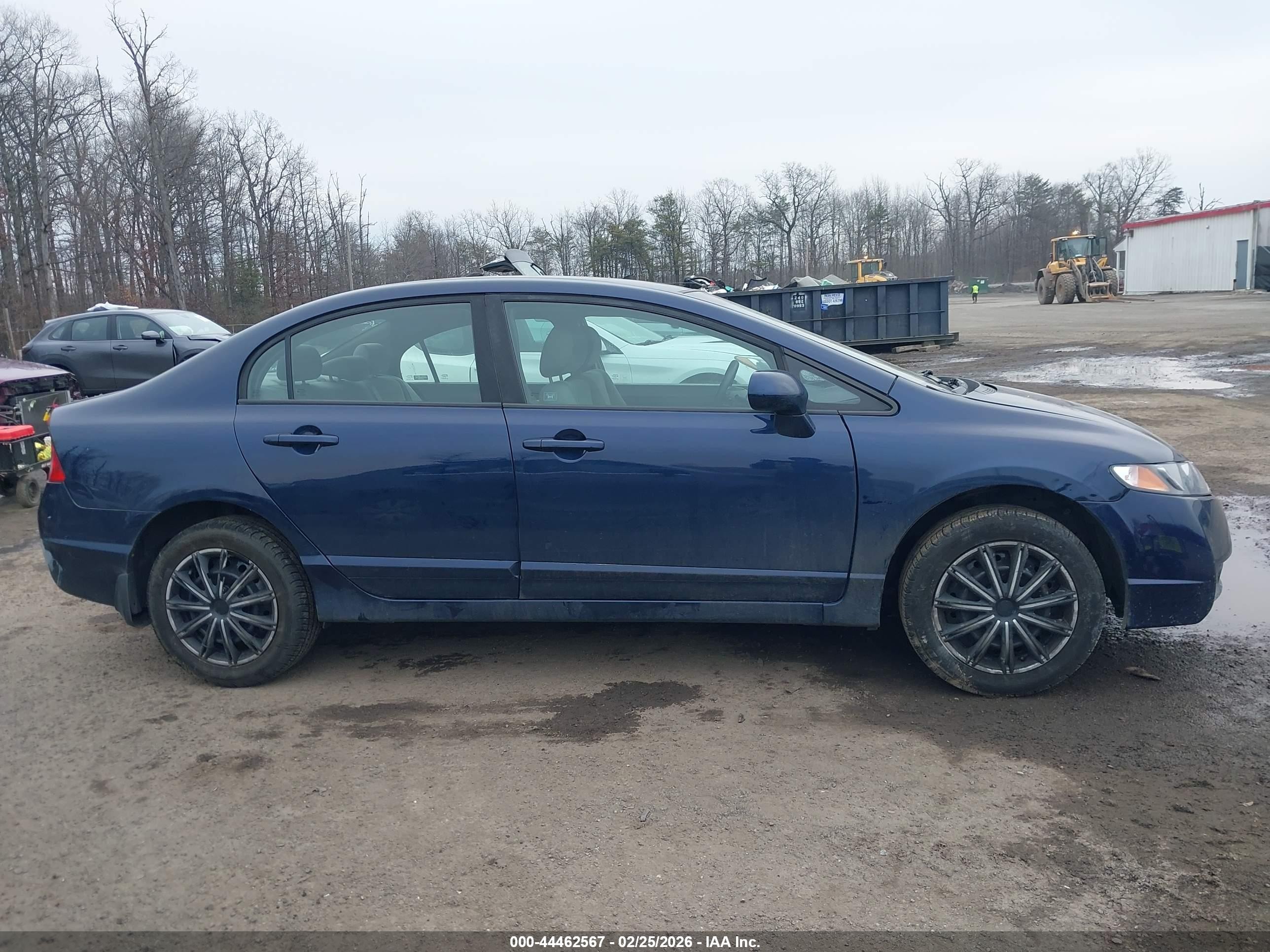 2008 Honda Civic Sdn Lx Blue vin: 2HGFA16518H523598