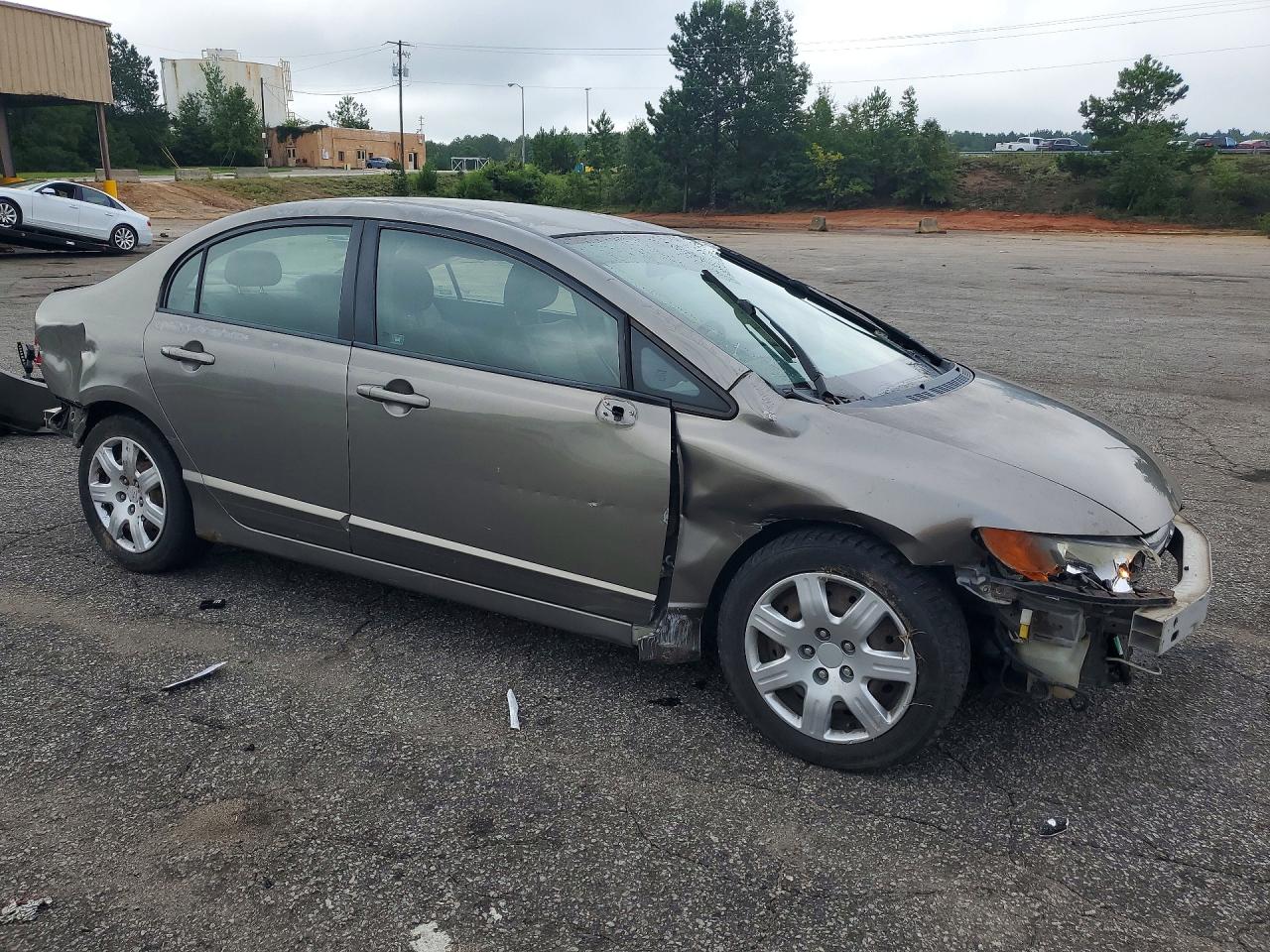 2008 Honda Civic Lx Gray vin: 2HGFA16518H526159