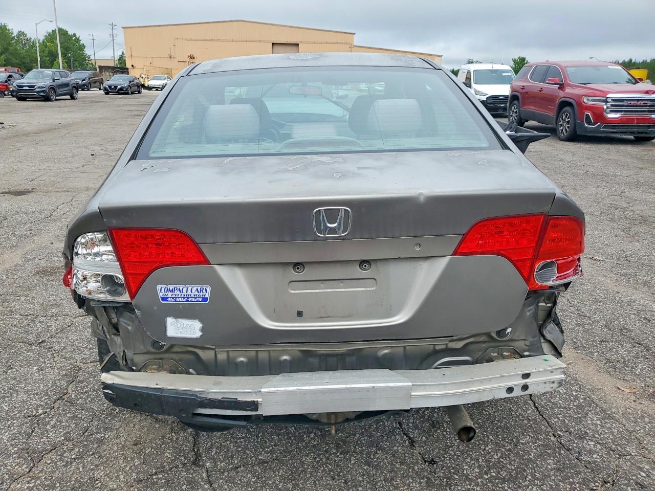 2008 Honda Civic Lx Gray vin: 2HGFA16518H526159