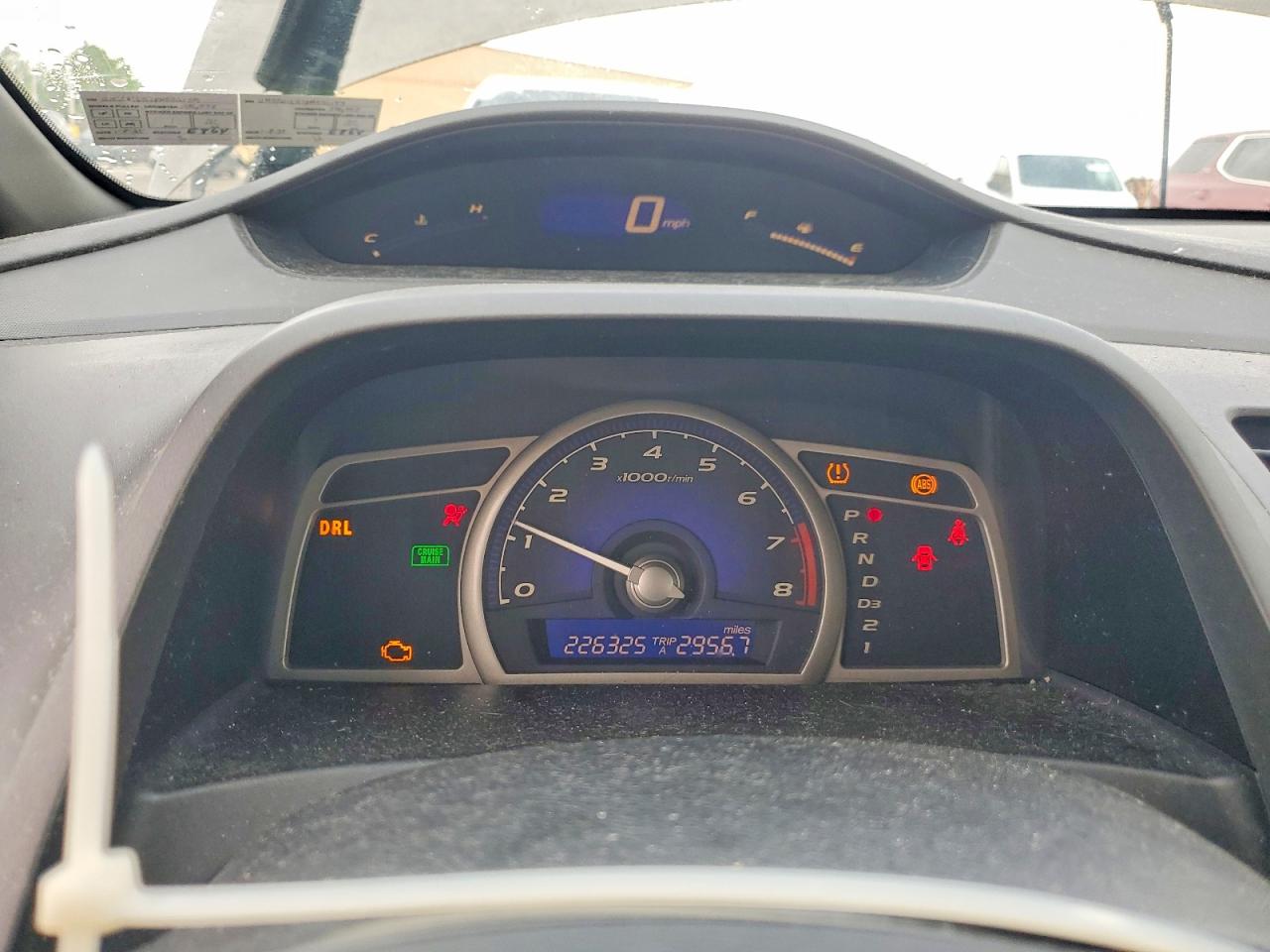2008 Honda Civic Lx Gray vin: 2HGFA16518H526159