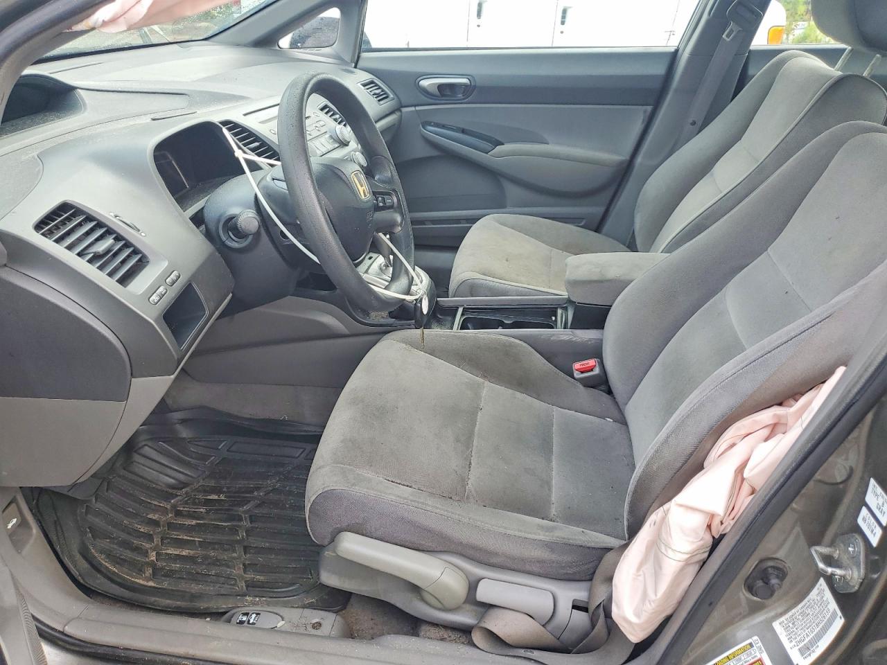 2008 Honda Civic Lx Gray vin: 2HGFA16518H526159