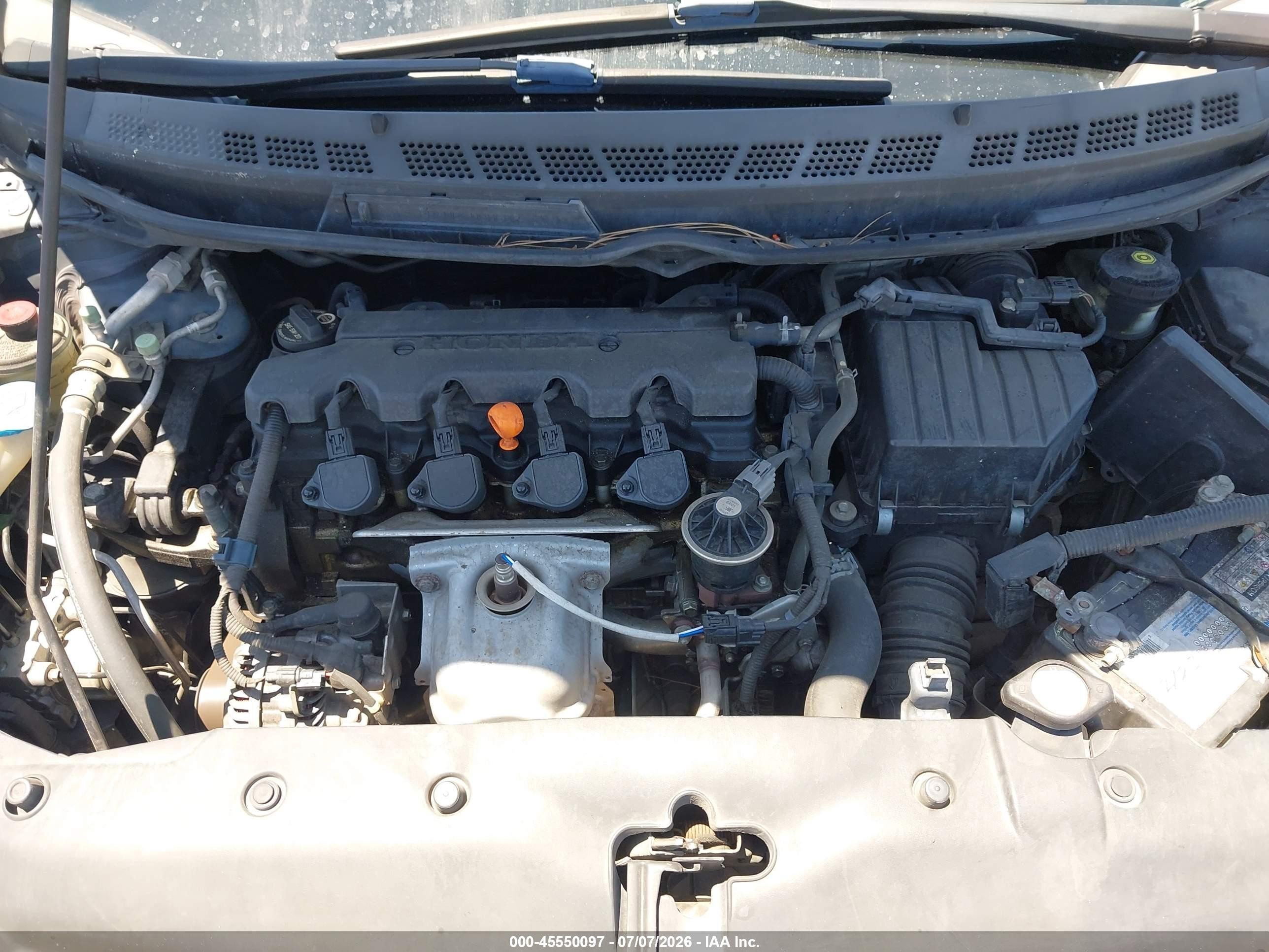 2008 Honda Civic Lx Blue vin: 2HGFA16518H537047