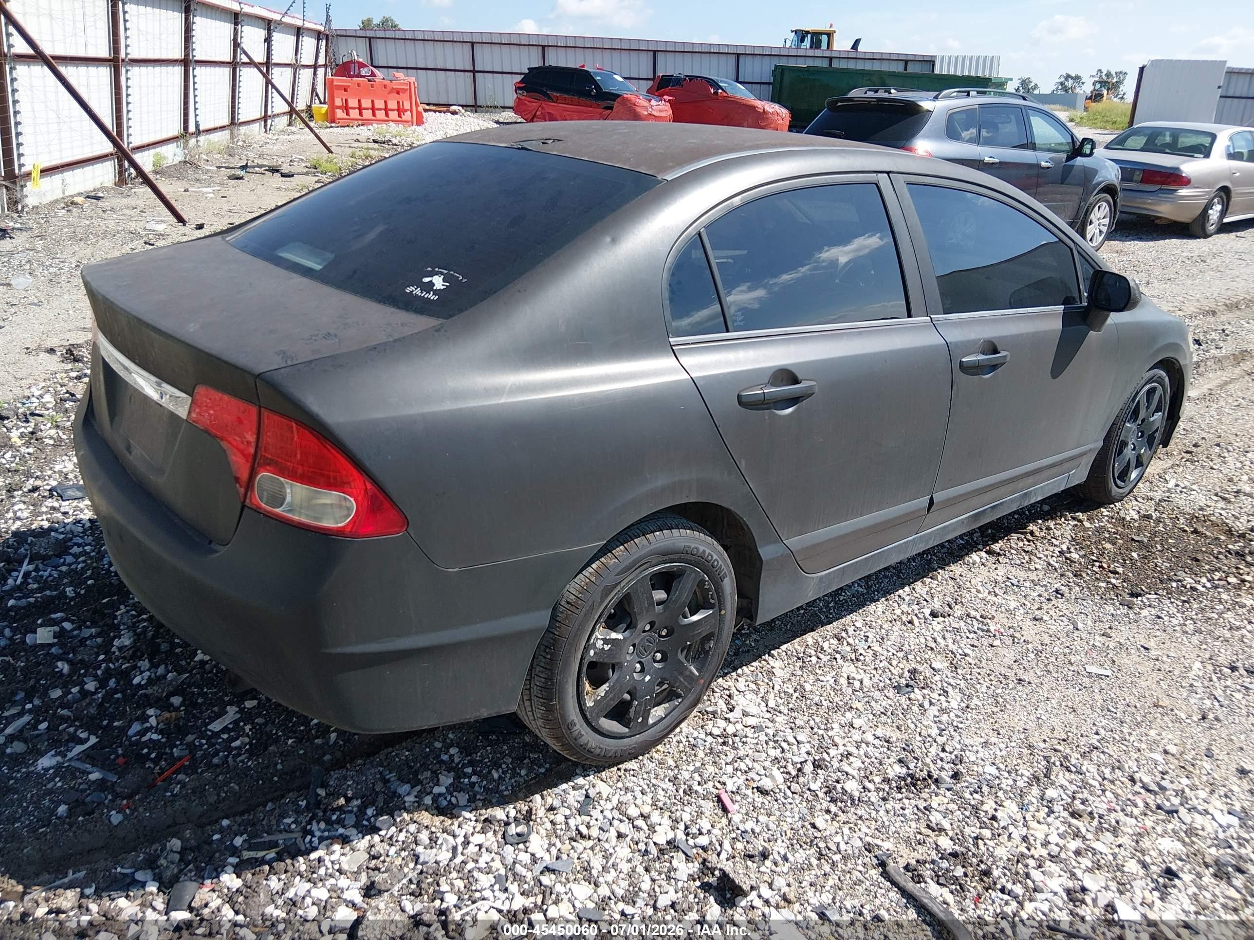 2009 Honda Civic Lx Black vin: 2HGFA16519H303945