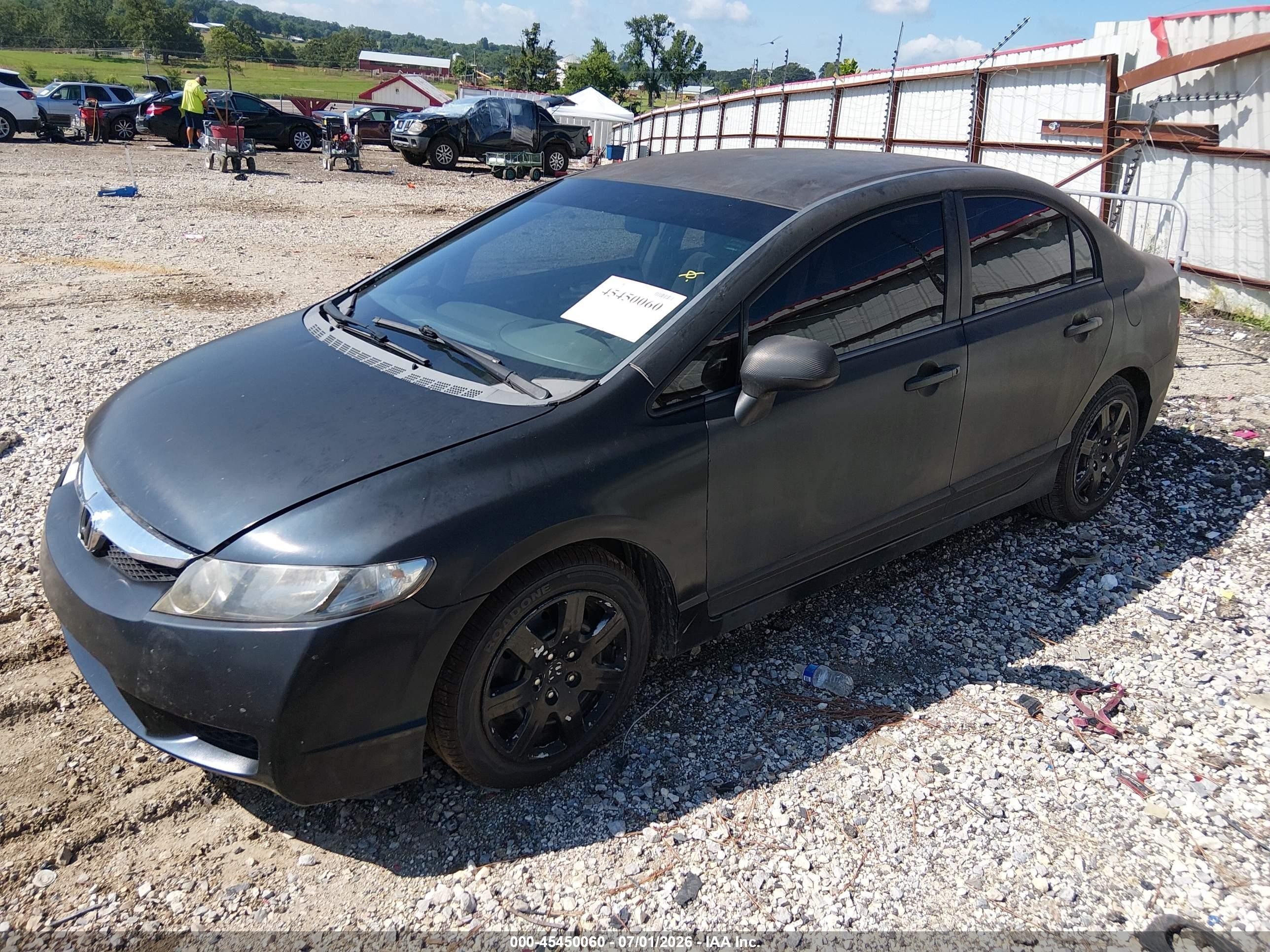 2009 Honda Civic Lx Black vin: 2HGFA16519H303945