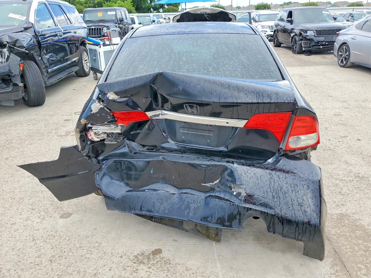 2009 Honda Civic Lx Black vin: 2HGFA16519H316873