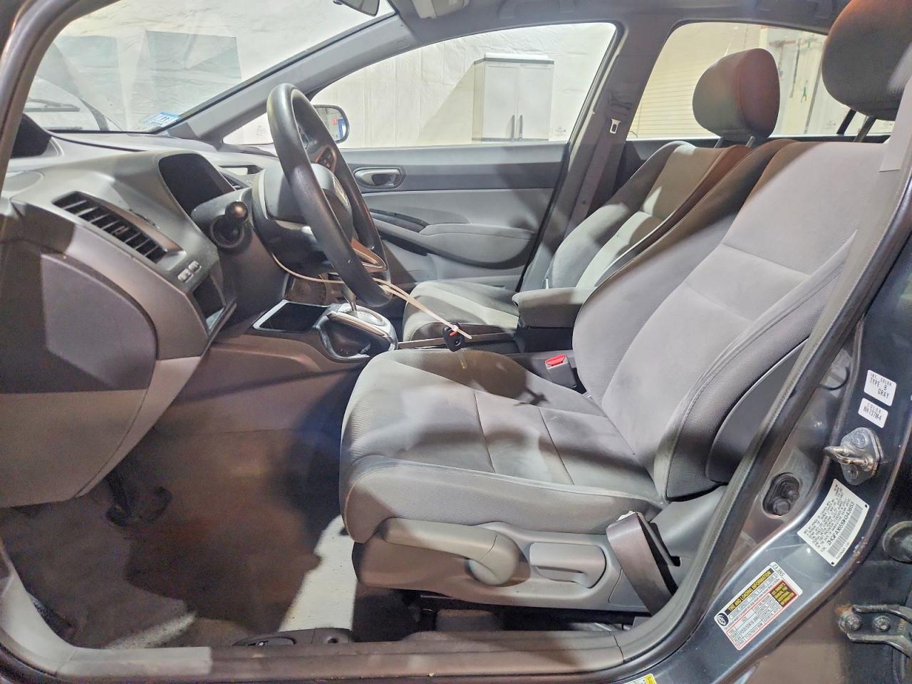 2009 Honda Civic Lx Gray vin: 2HGFA16519H343653