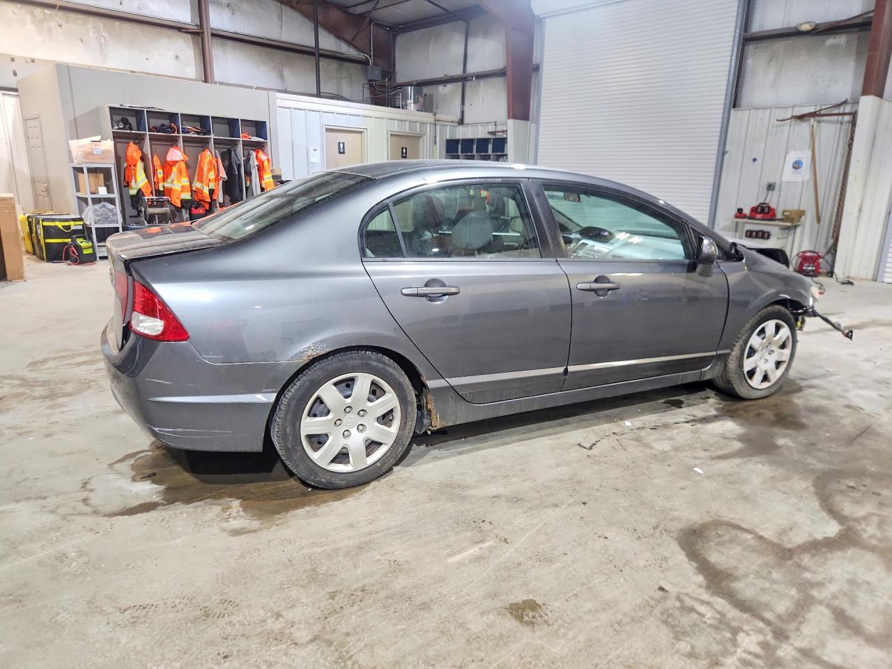 2009 Honda Civic Lx Gray vin: 2HGFA16519H343653