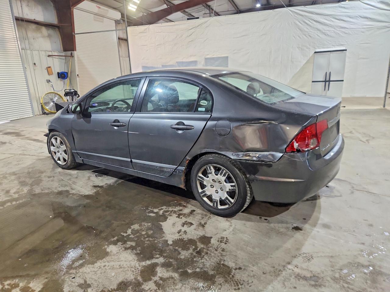 2009 Honda Civic Lx Gray vin: 2HGFA16519H343653