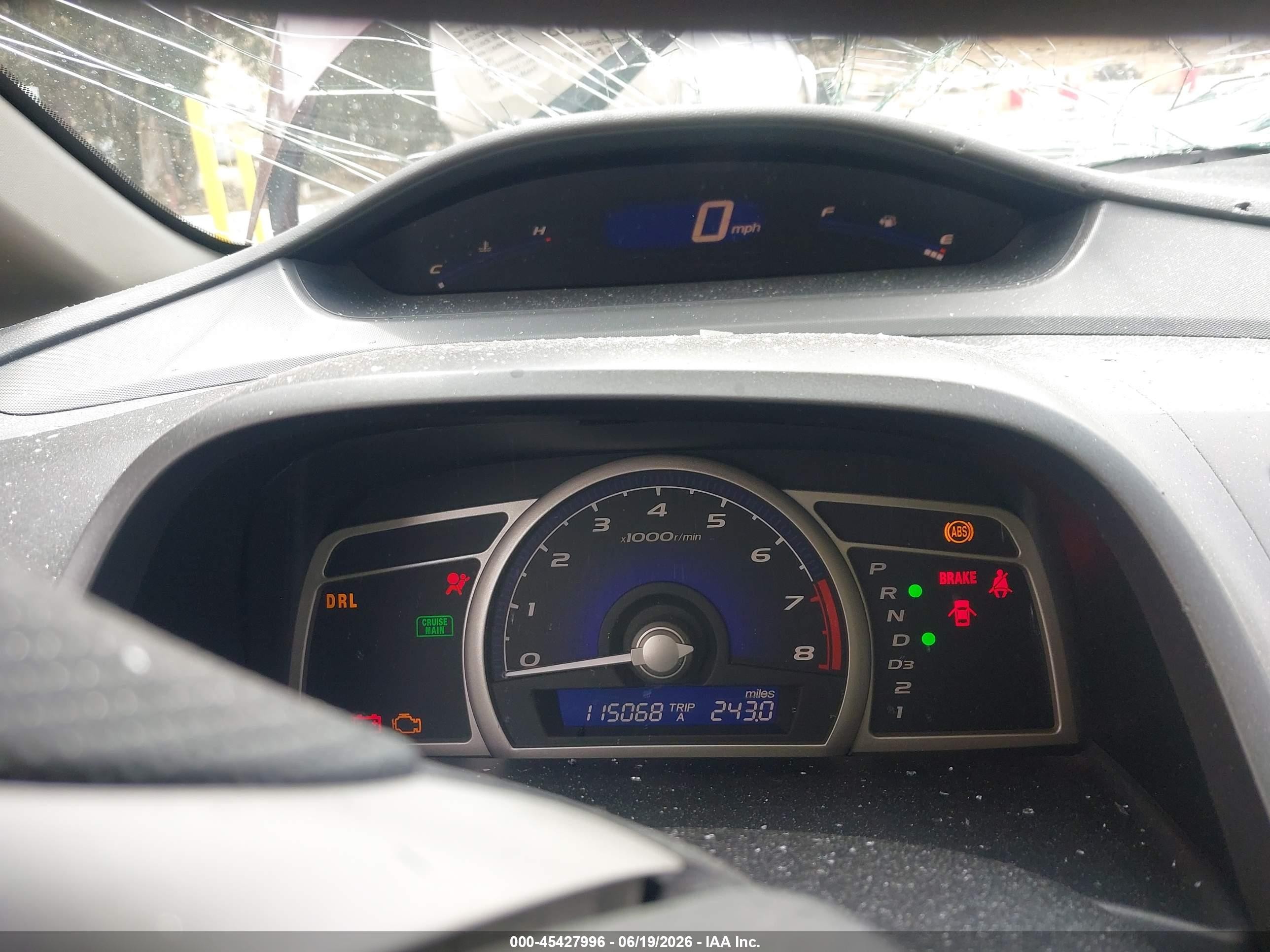 2009 Honda Civic Lx Красный vin: 2HGFA16519H364843