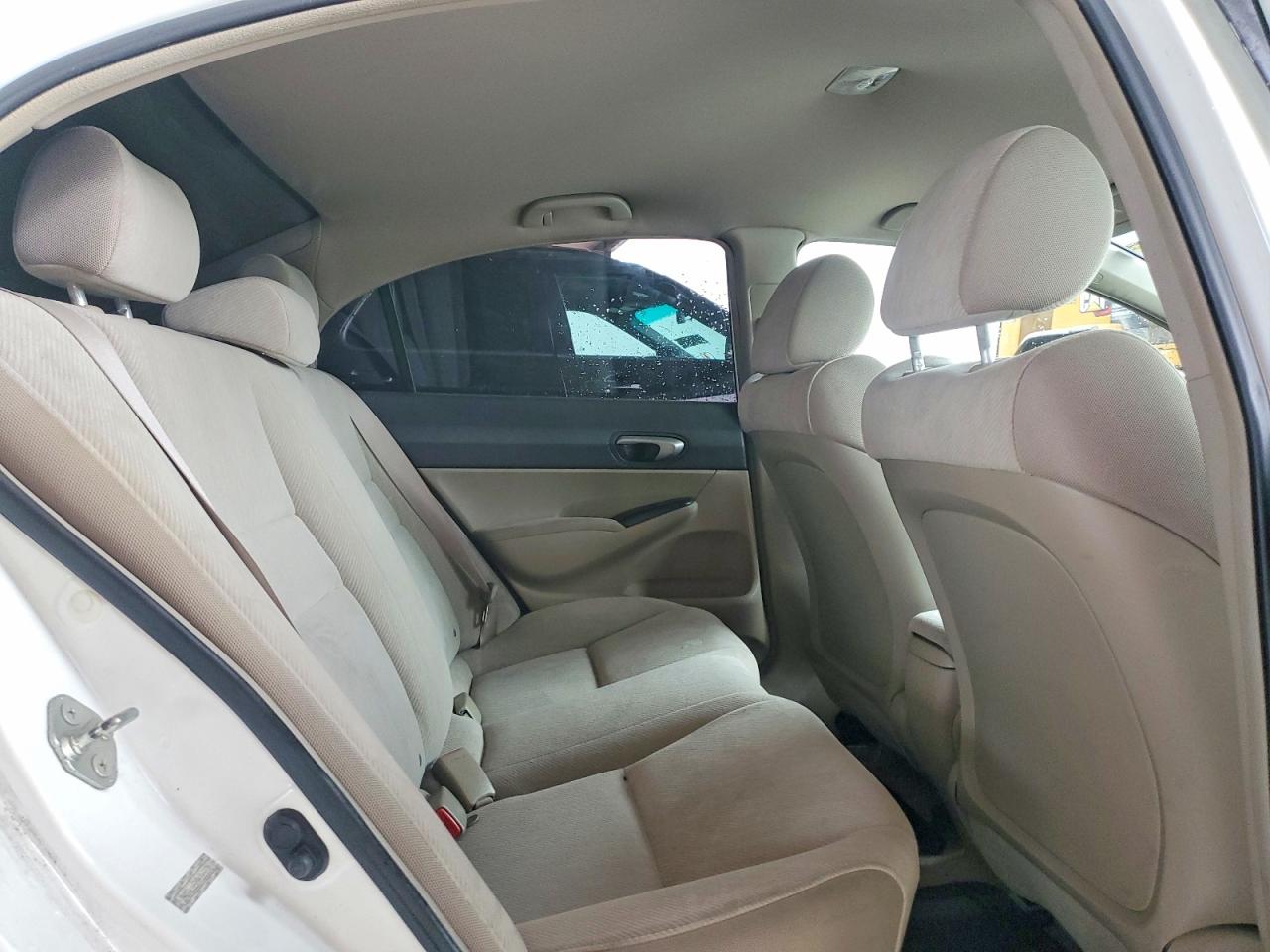 2009 Honda Civic Lx White vin: 2HGFA16519H365071