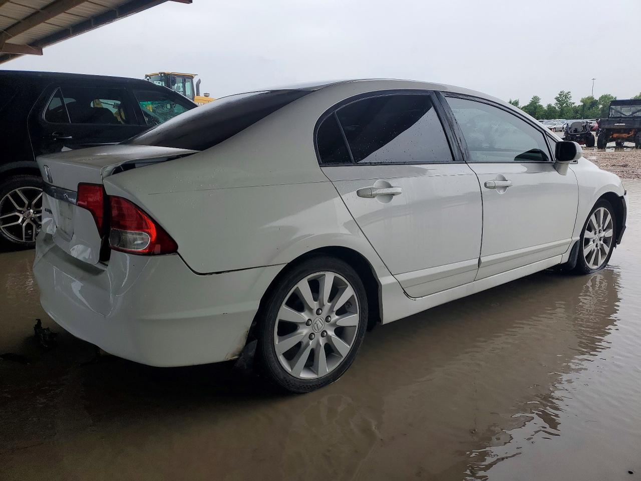 2009 Honda Civic Lx White vin: 2HGFA16519H365071