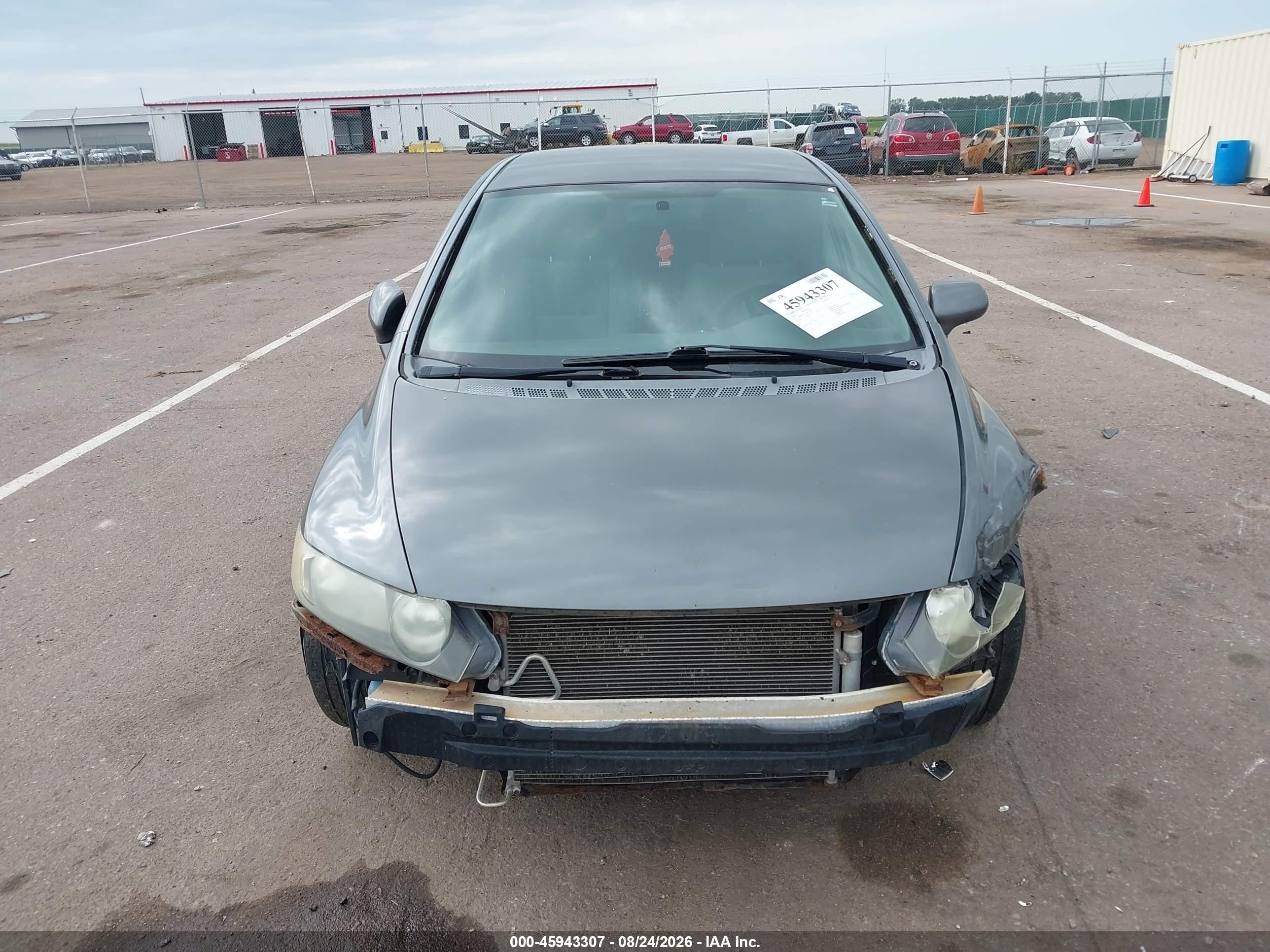 2009 Honda Civic Lx Gray vin: 2HGFA16519H367063