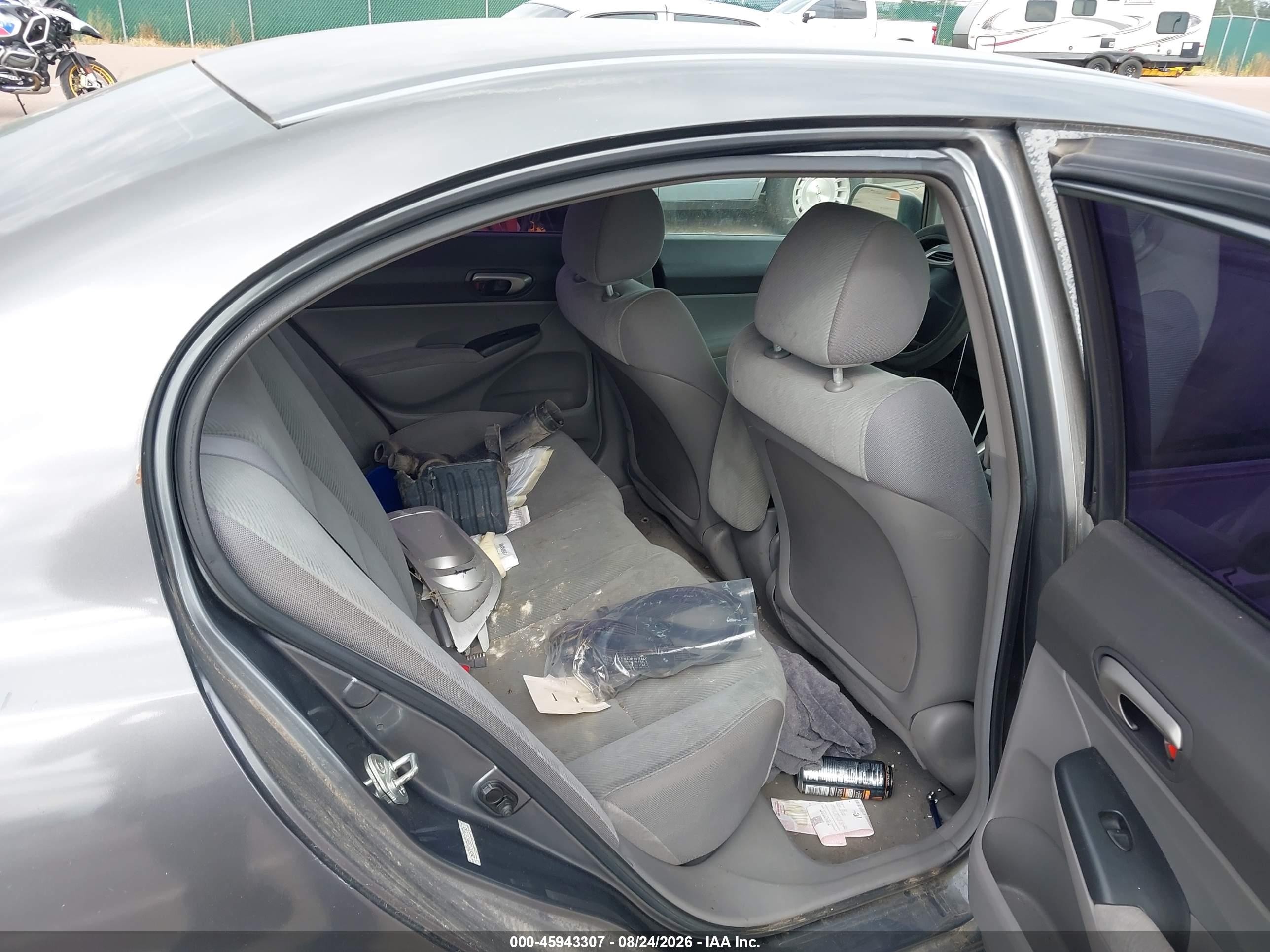 2009 Honda Civic Lx Gray vin: 2HGFA16519H367063