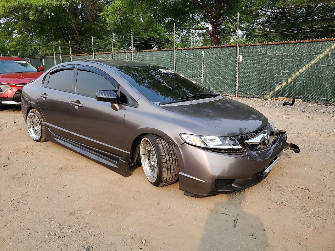 2009 Honda Civic Lx Gray vin: 2HGFA16519H512019