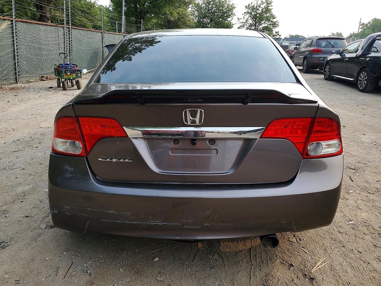 2009 Honda Civic Lx Gray vin: 2HGFA16519H512019