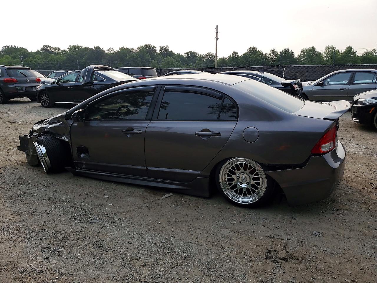 2009 Honda Civic Lx Gray vin: 2HGFA16519H512019