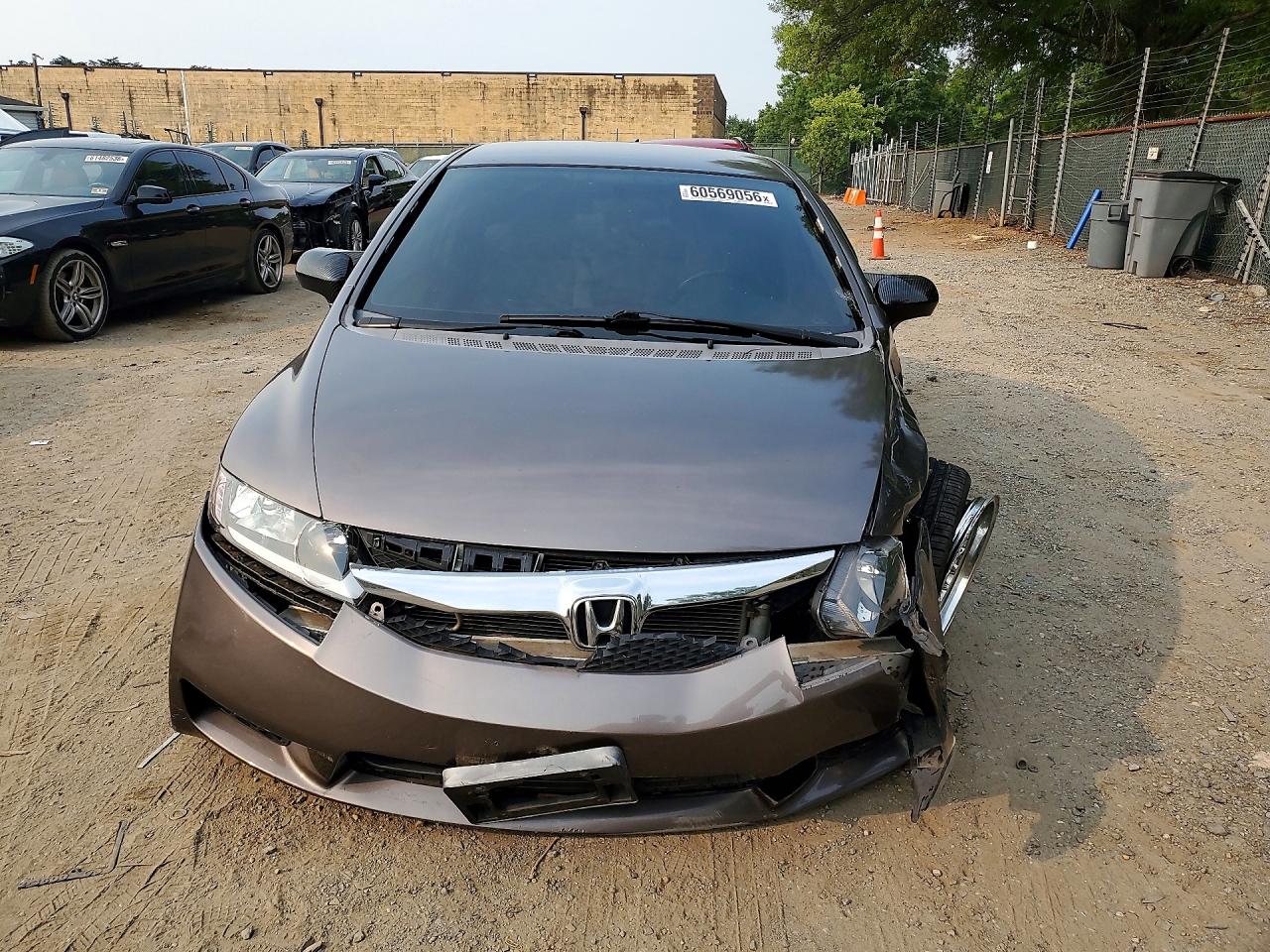 2009 Honda Civic Lx Gray vin: 2HGFA16519H512019