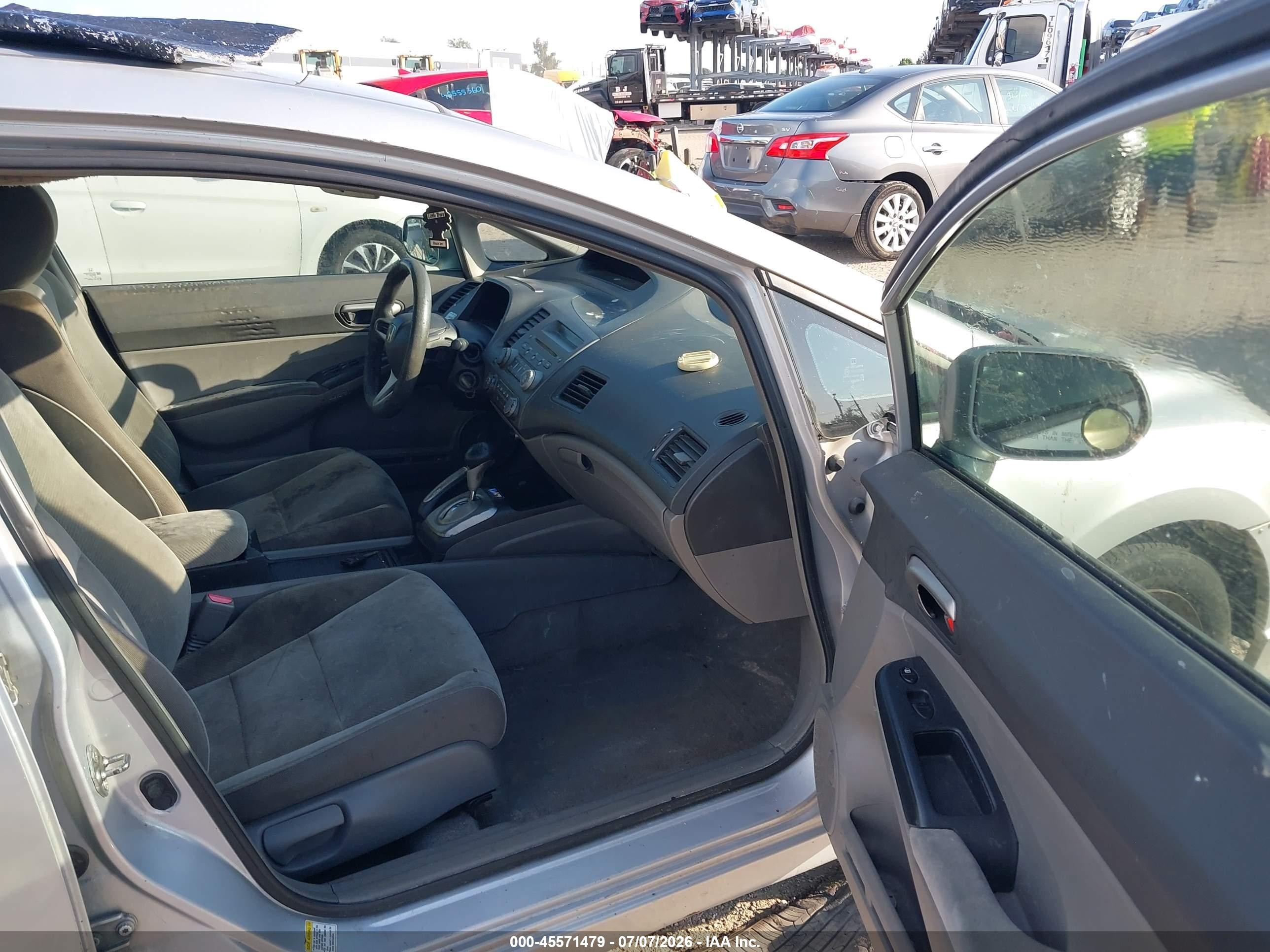 2009 Honda Civic Lx Silver vin: 2HGFA16519H518094