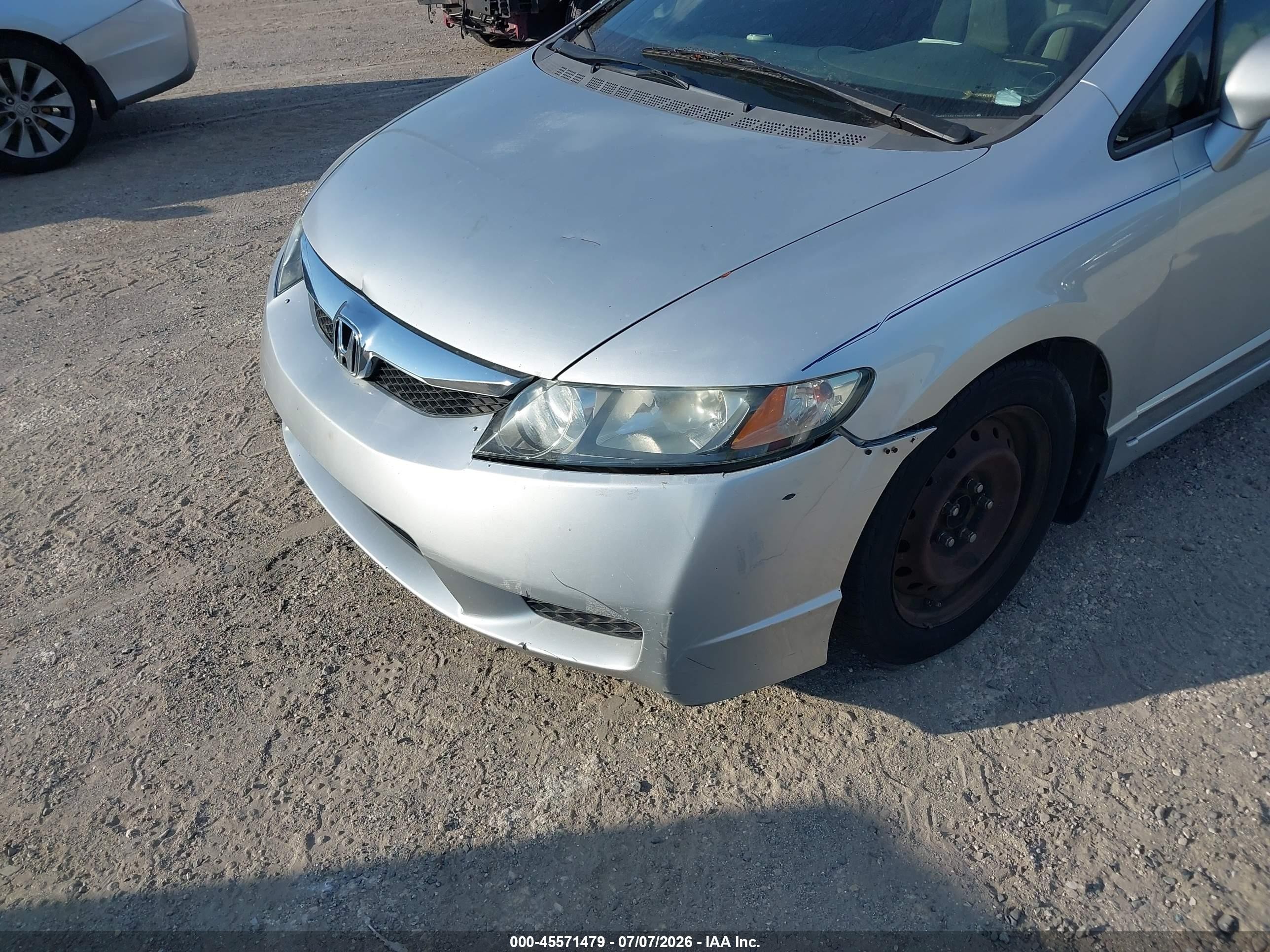 2009 Honda Civic Lx Silver vin: 2HGFA16519H518094
