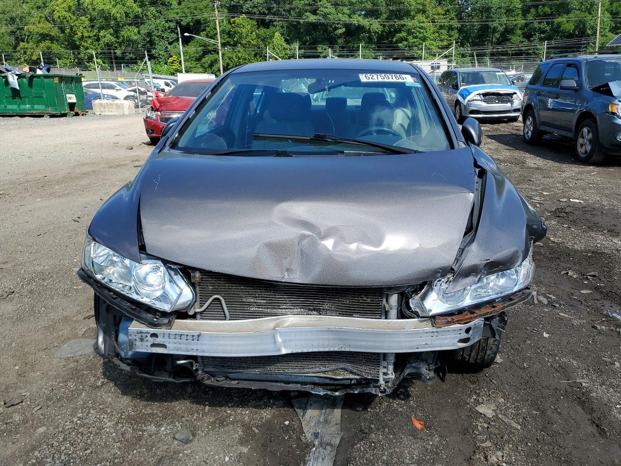 2009 Honda Civic Lx Серый vin: 2HGFA16519H522386
