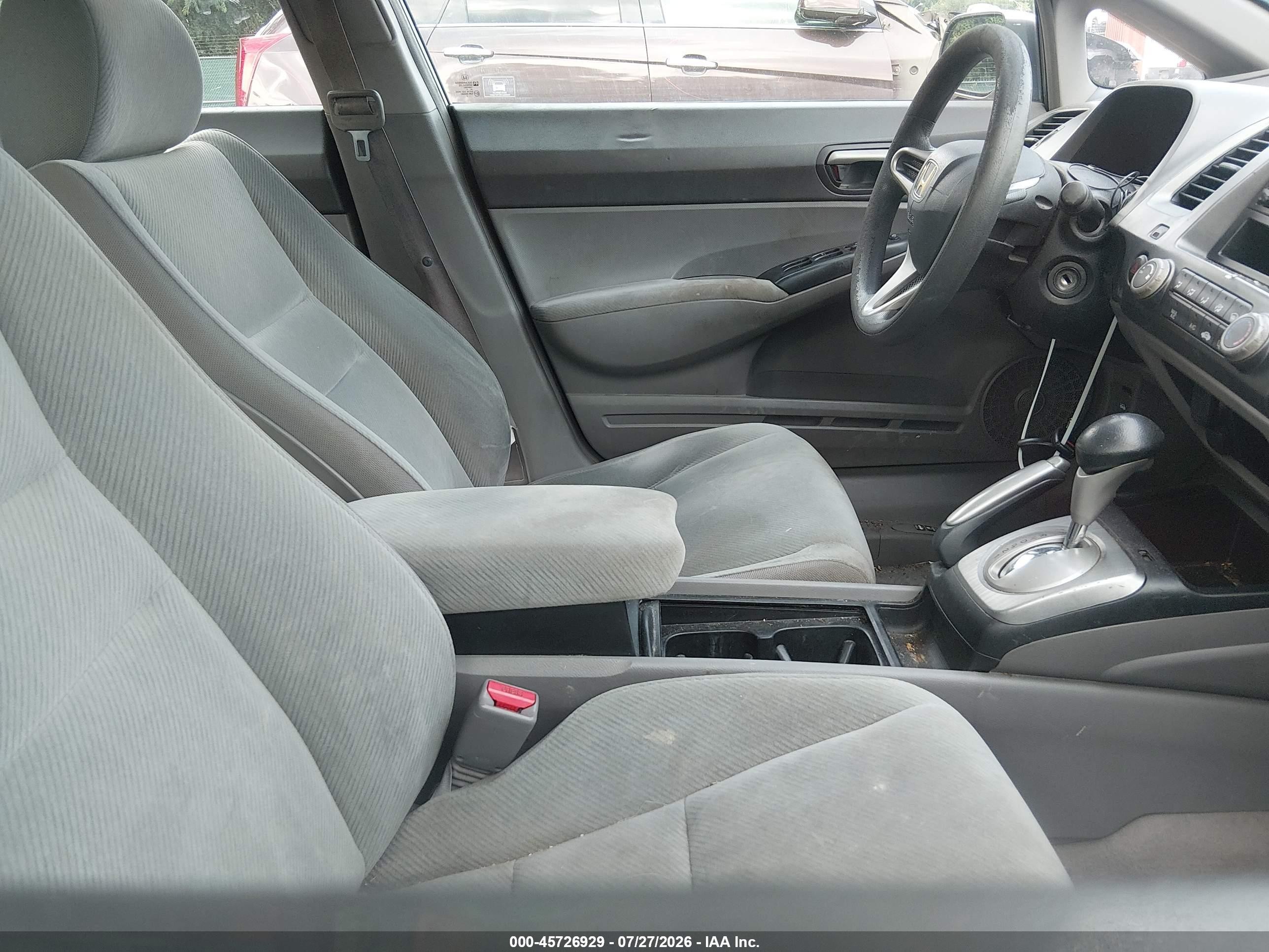 2009 Honda Civic Lx Серый vin: 2HGFA16519H526082