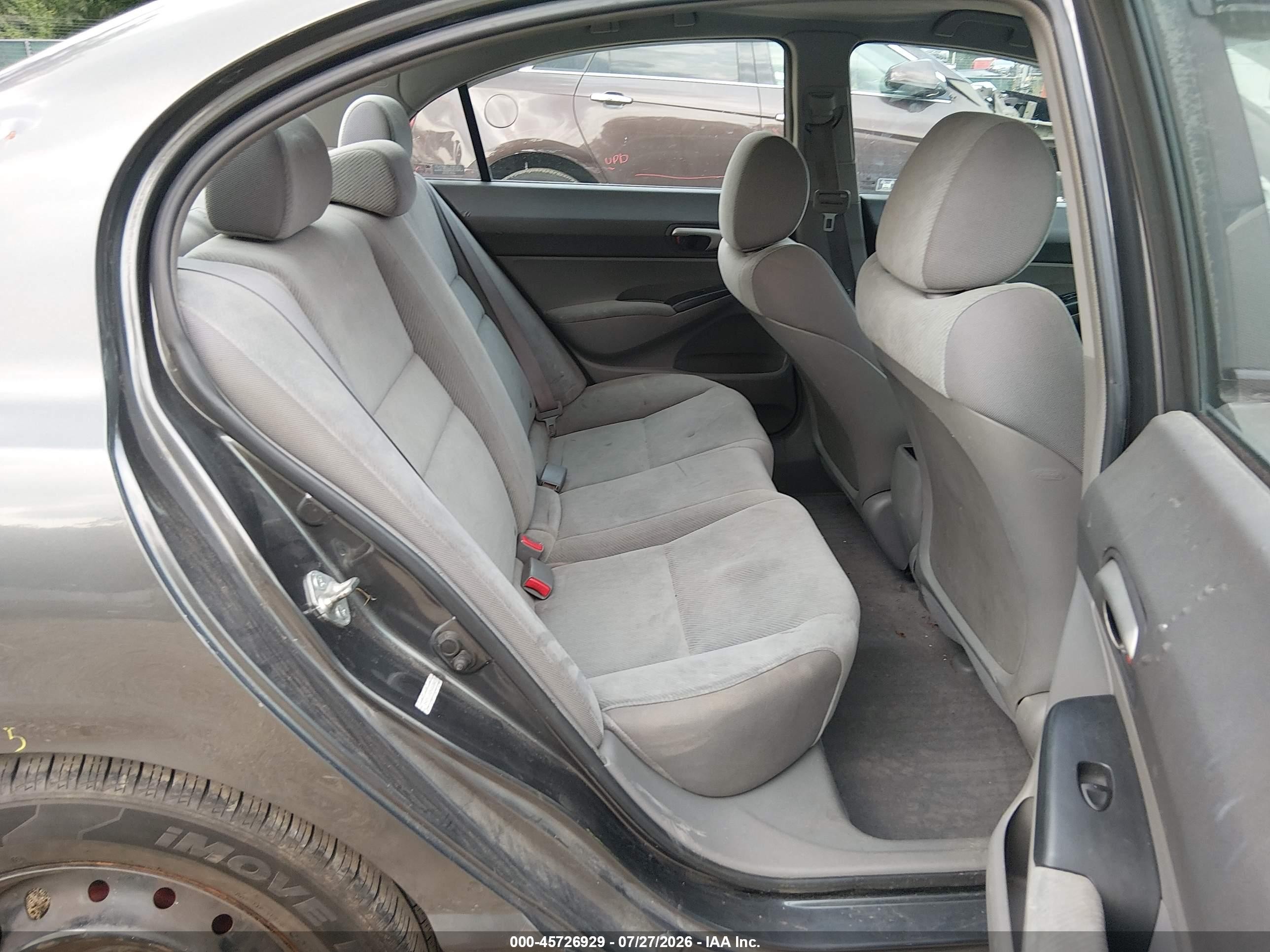 2009 Honda Civic Lx Серый vin: 2HGFA16519H526082