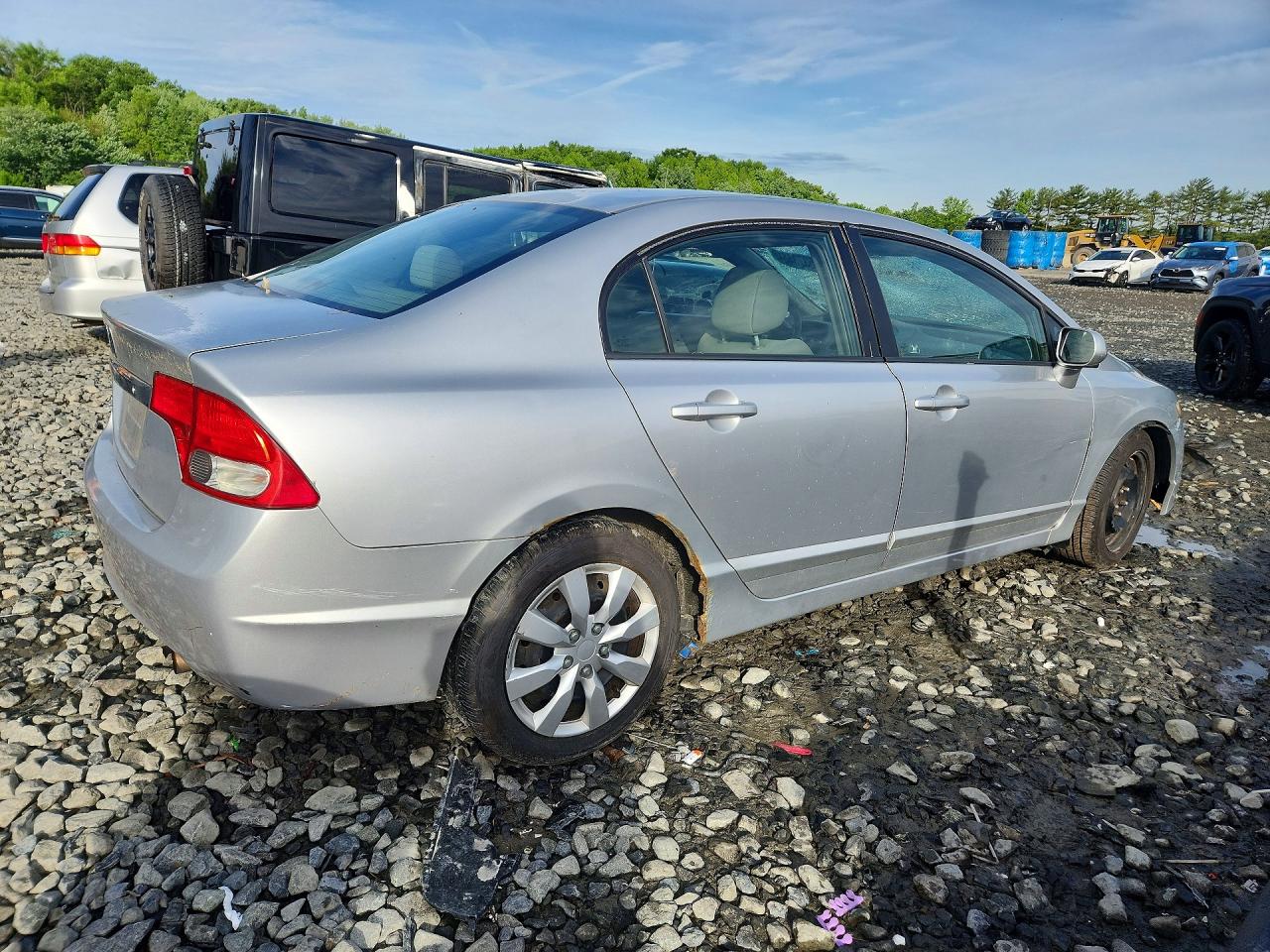 2009 Honda Civic Lx Silver vin: 2HGFA16519H546929