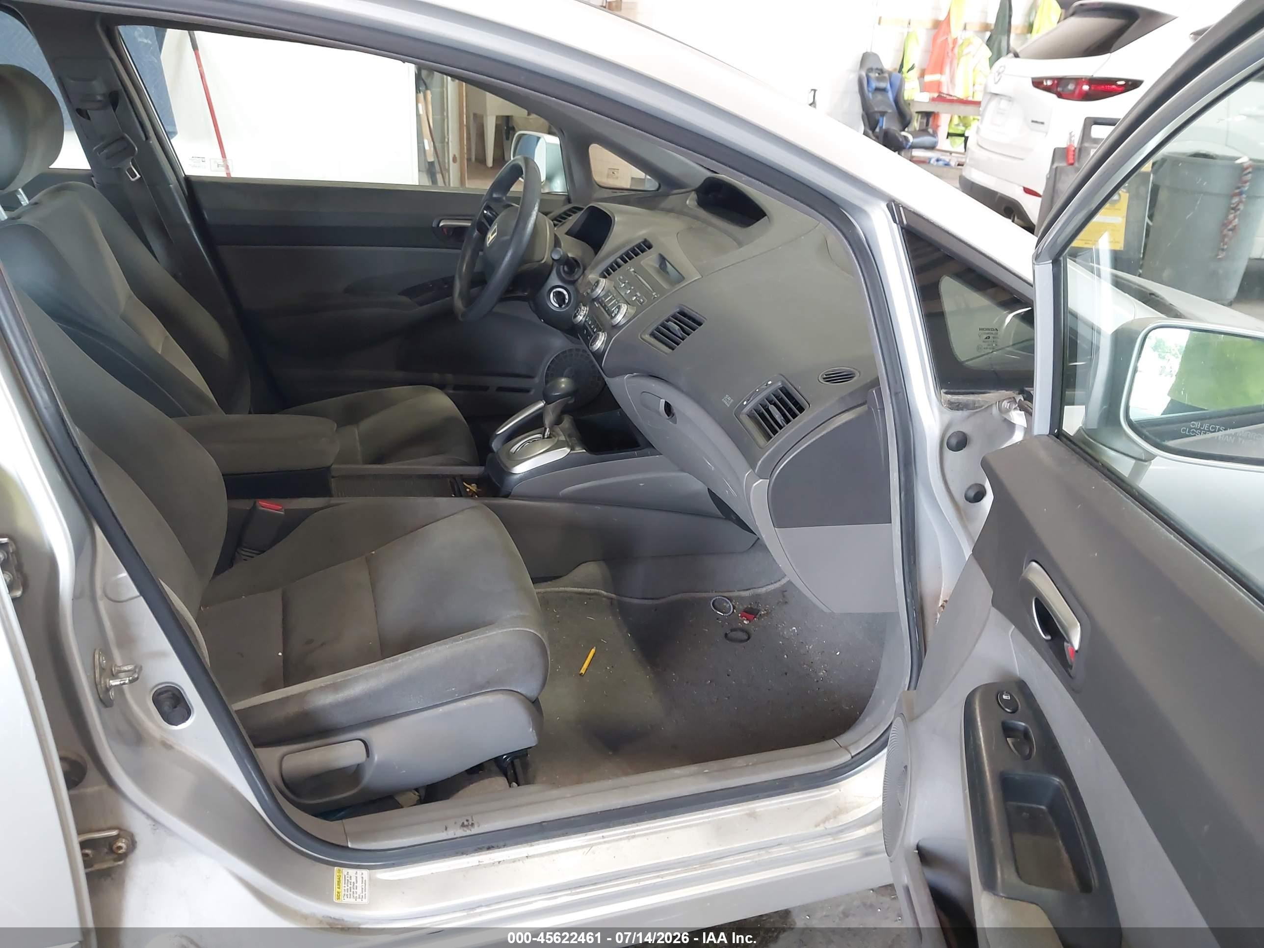 2006 Honda Civic Lx Silver vin: 2HGFA16526H502000