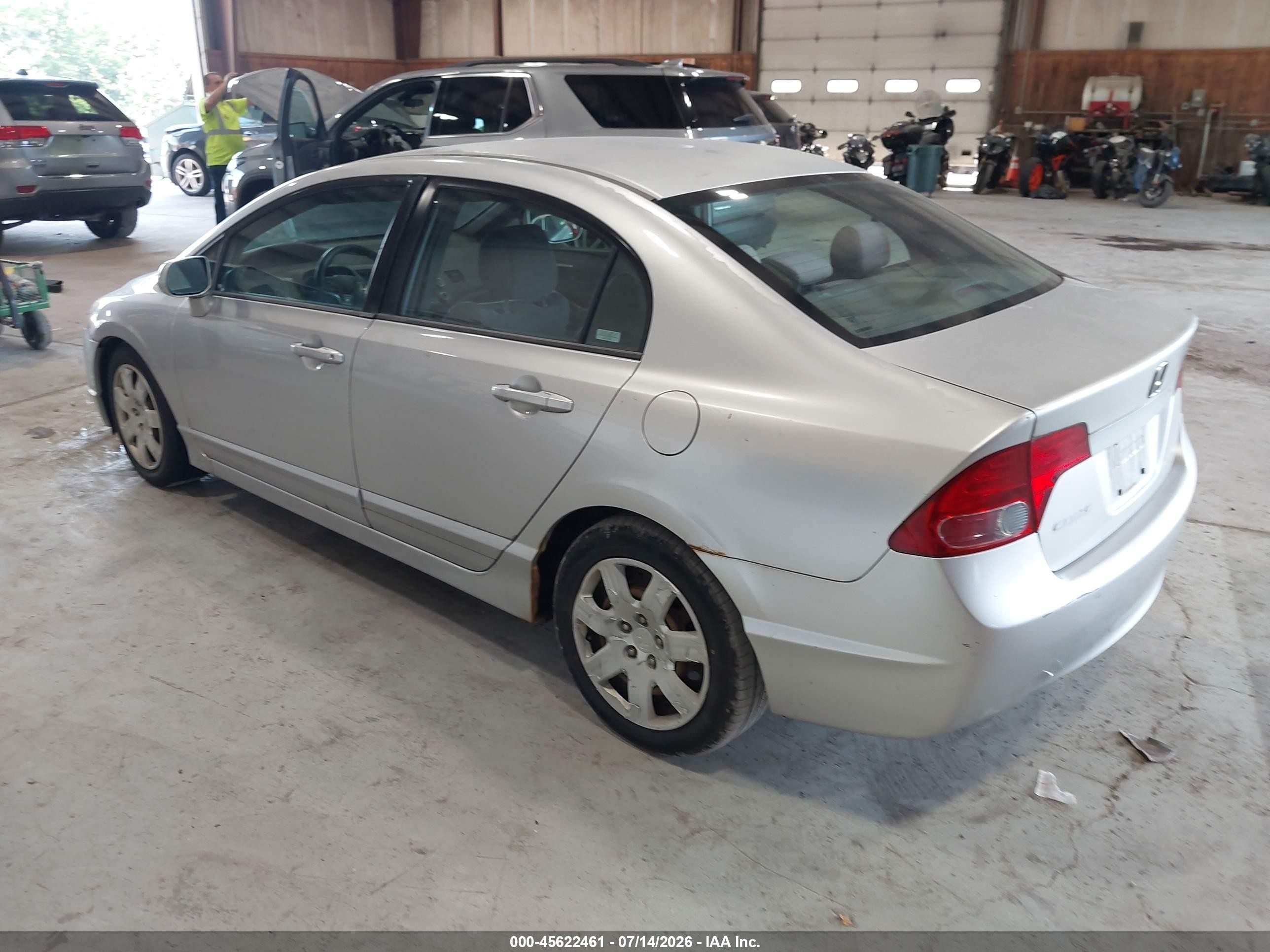 2006 Honda Civic Lx Silver vin: 2HGFA16526H502000