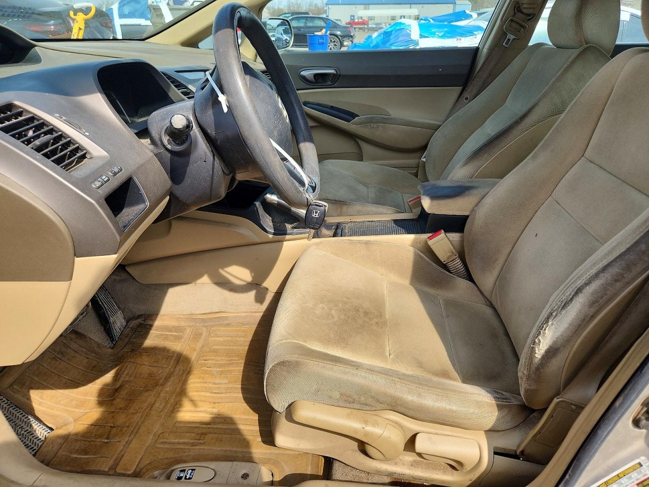 2006 Honda Civic Lx Tan vin: 2HGFA16526H502451