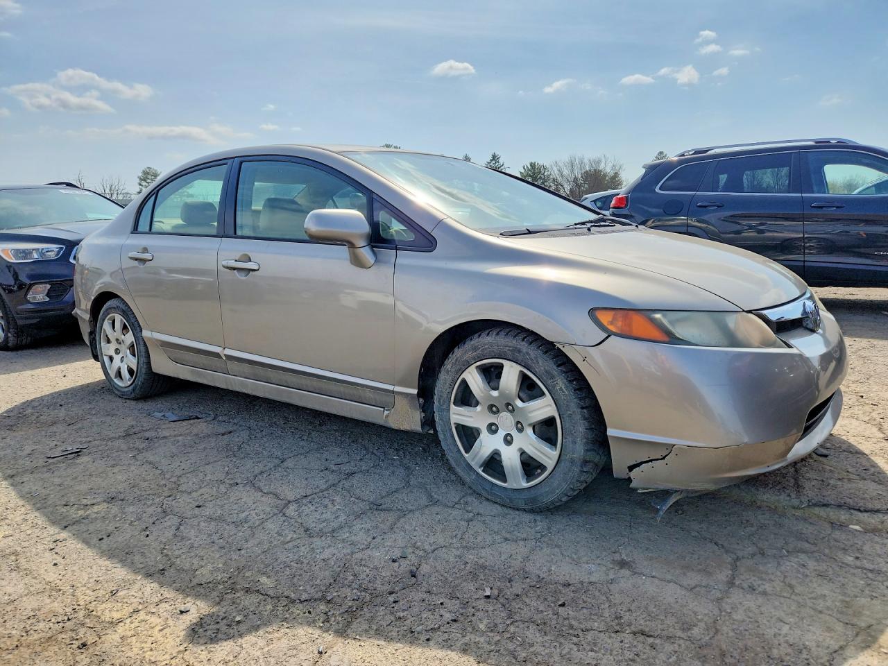2006 Honda Civic Lx Tan vin: 2HGFA16526H502451