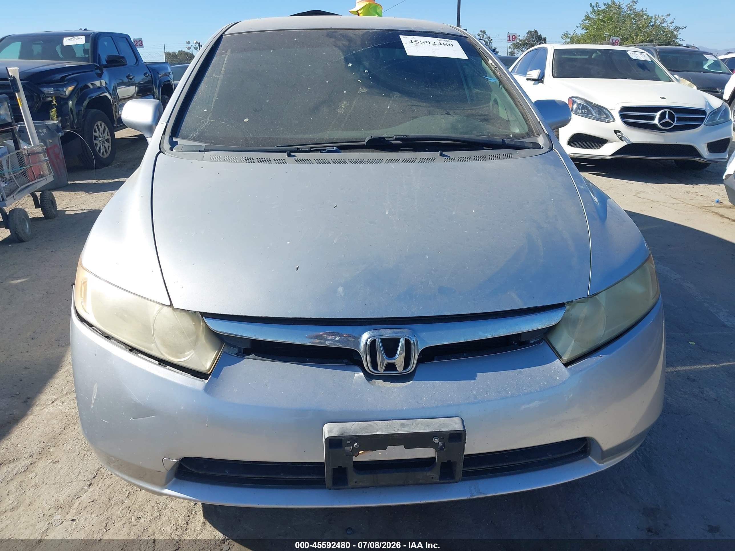 2006 Honda Civic Lx Silver vin: 2HGFA16526H507133