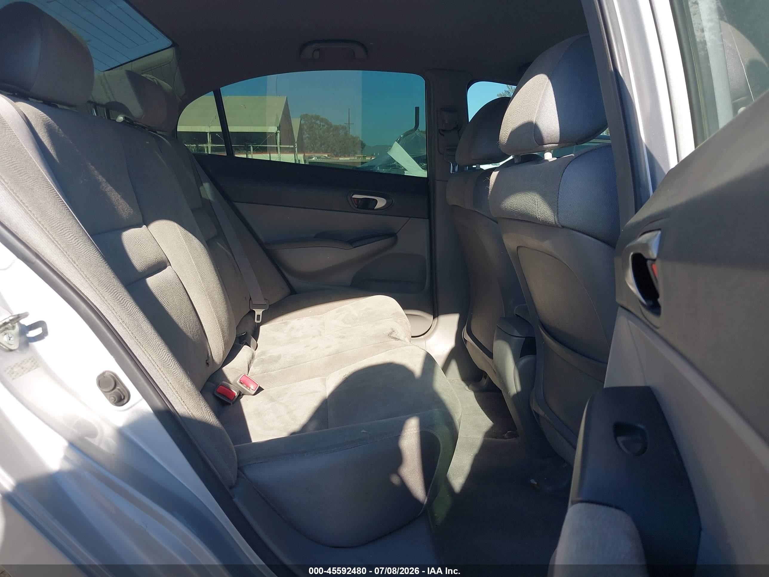 2006 Honda Civic Lx Silver vin: 2HGFA16526H507133