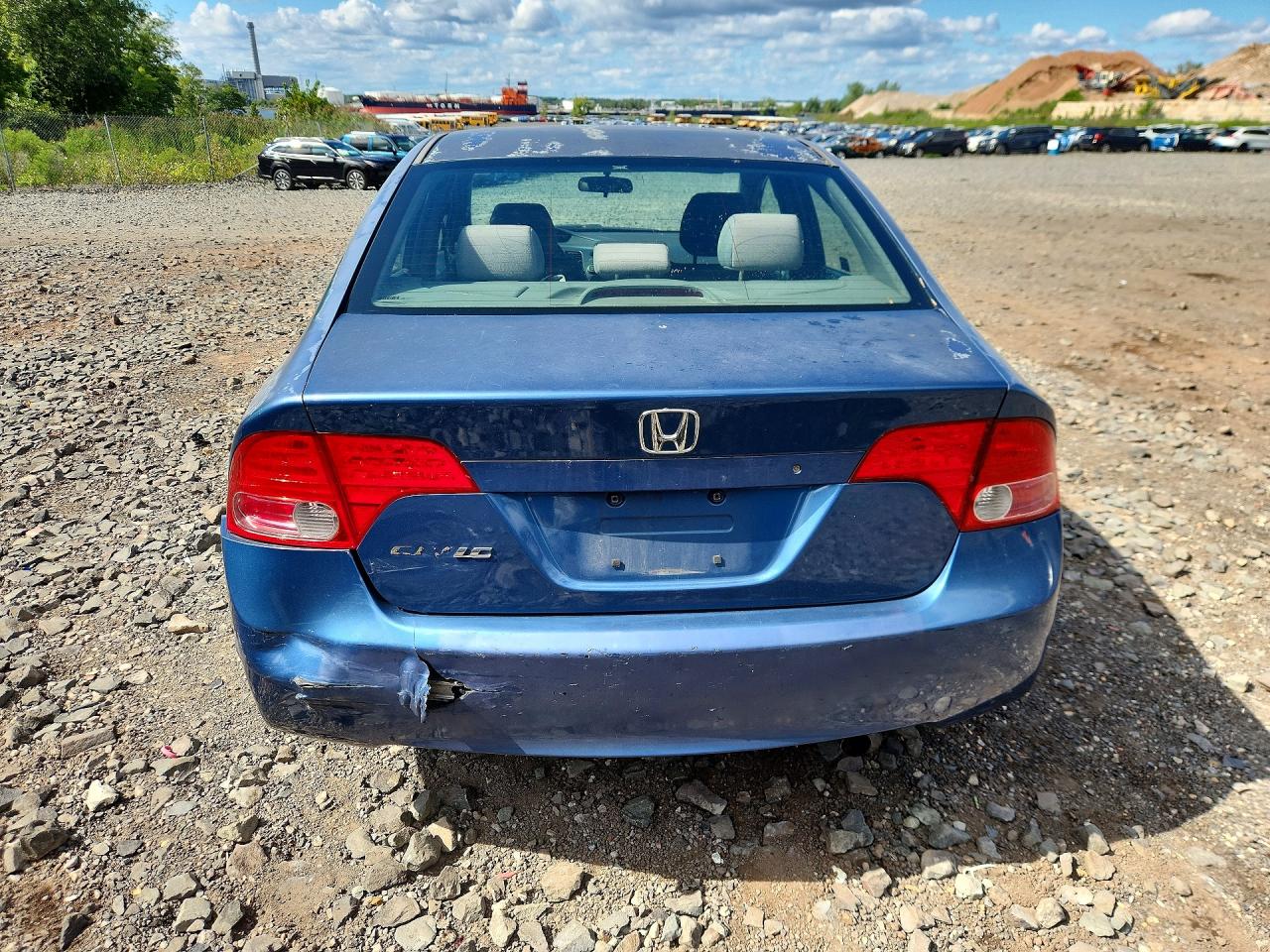 2006 Honda Civic Lx Blue vin: 2HGFA16526H514437