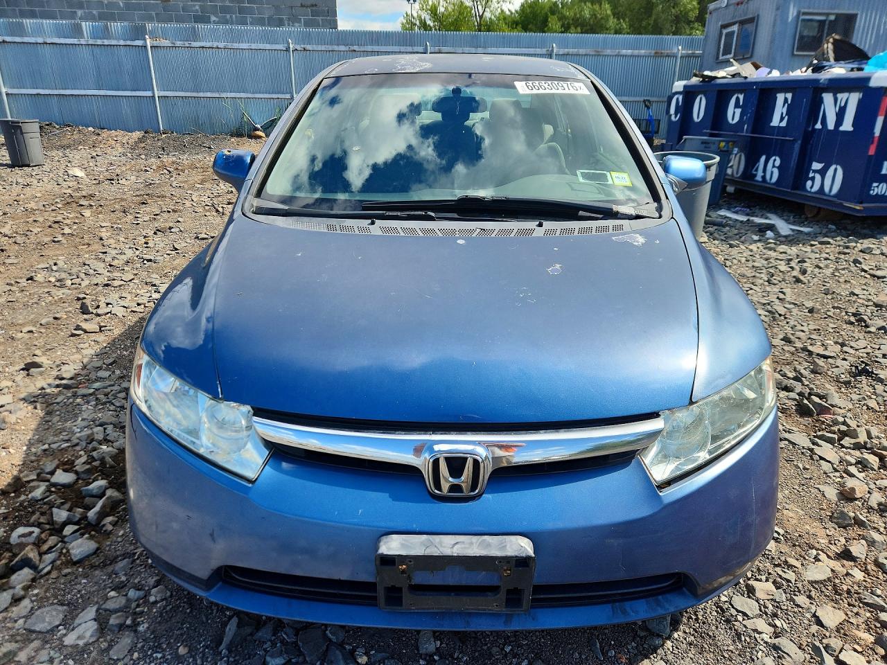 2006 Honda Civic Lx Blue vin: 2HGFA16526H514437