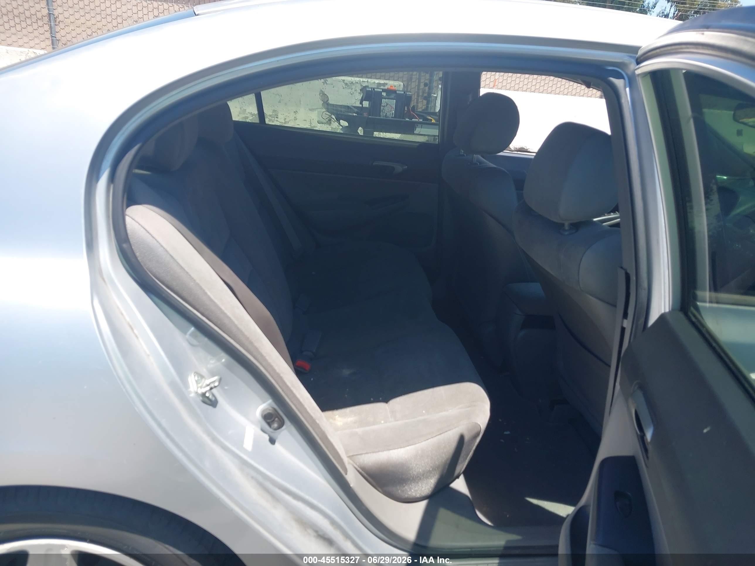 2006 Honda Civic Lx Gray vin: 2HGFA16526H521565