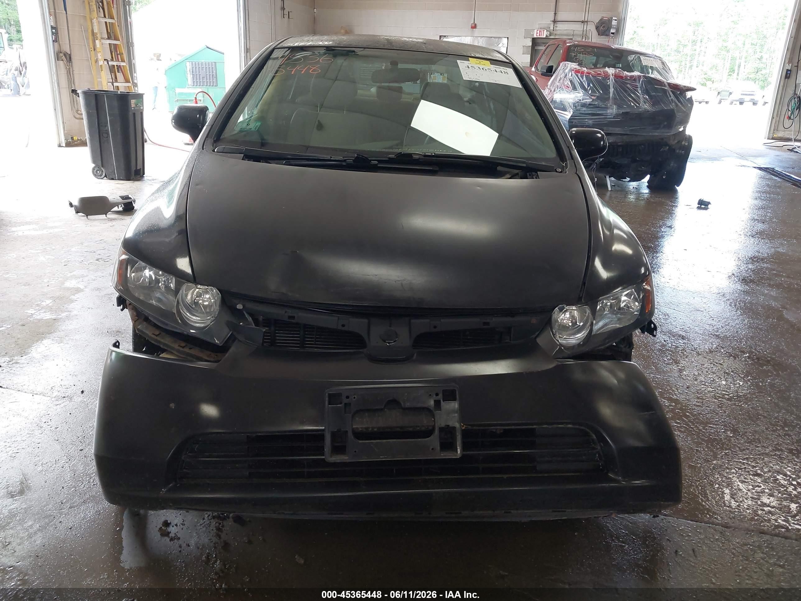 2006 Honda Civic Lx Black vin: 2HGFA16526H522781