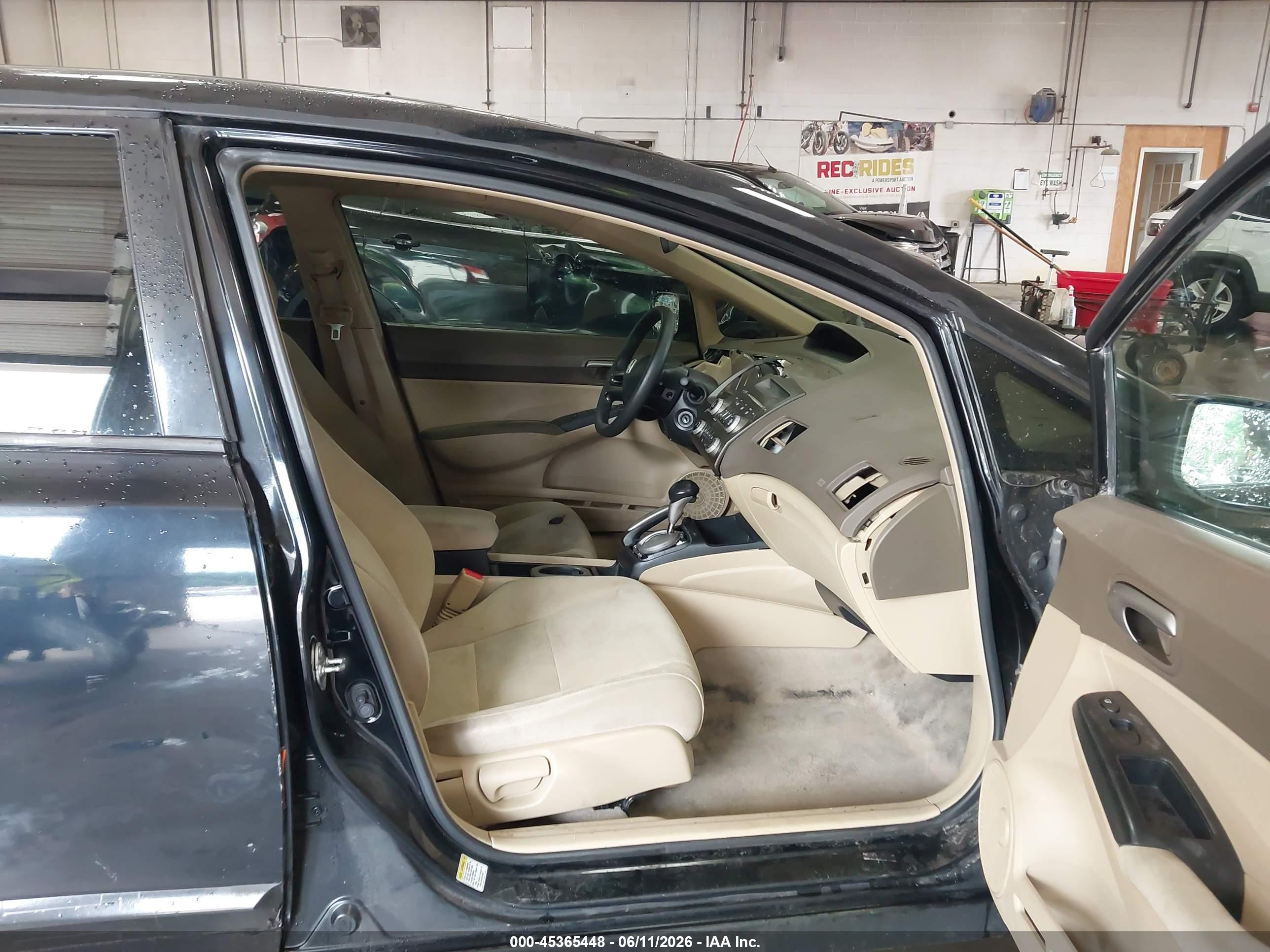 2006 Honda Civic Lx Black vin: 2HGFA16526H522781