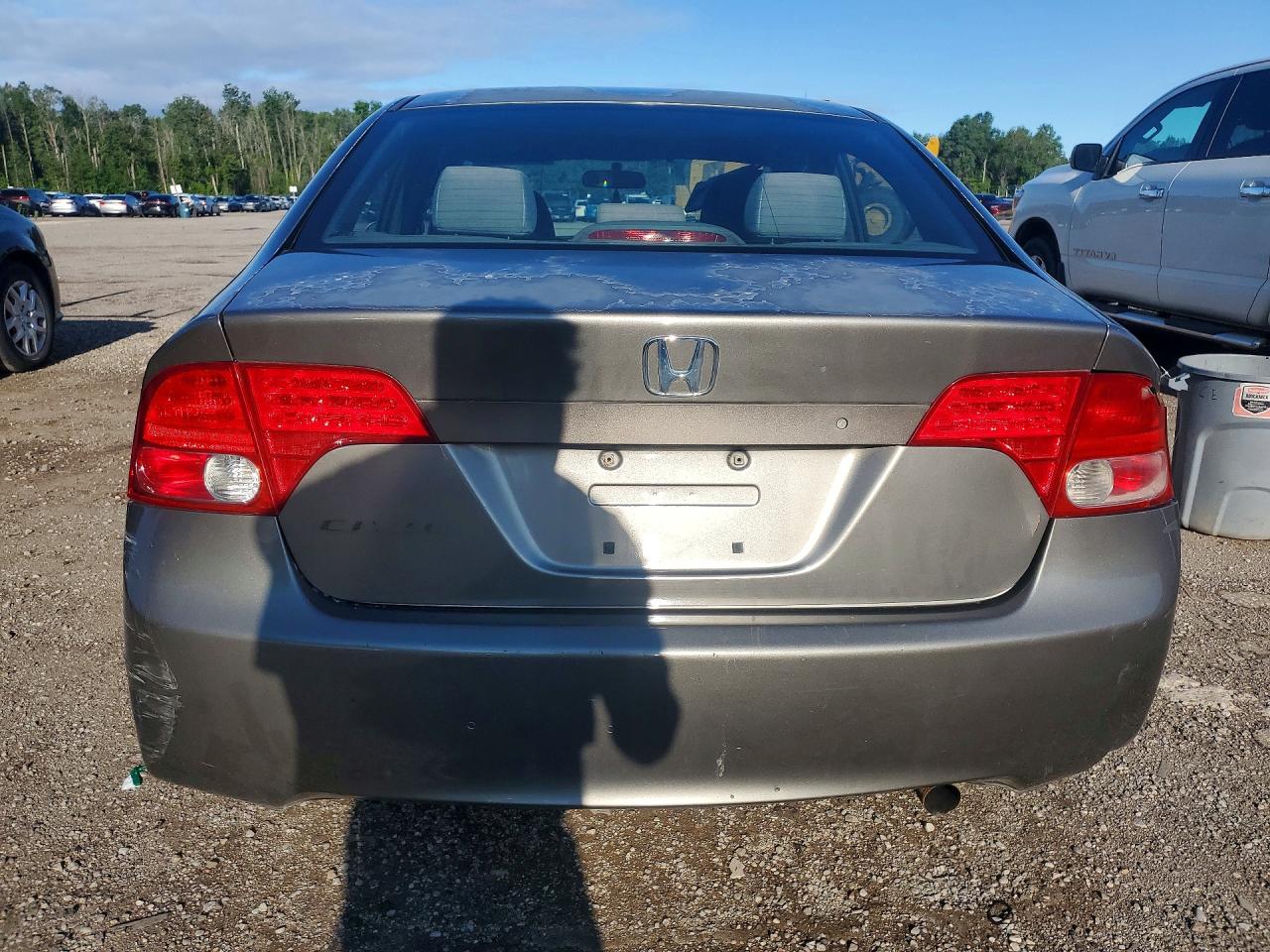 2007 Honda Civic Lx Серый vin: 2HGFA16527H023660