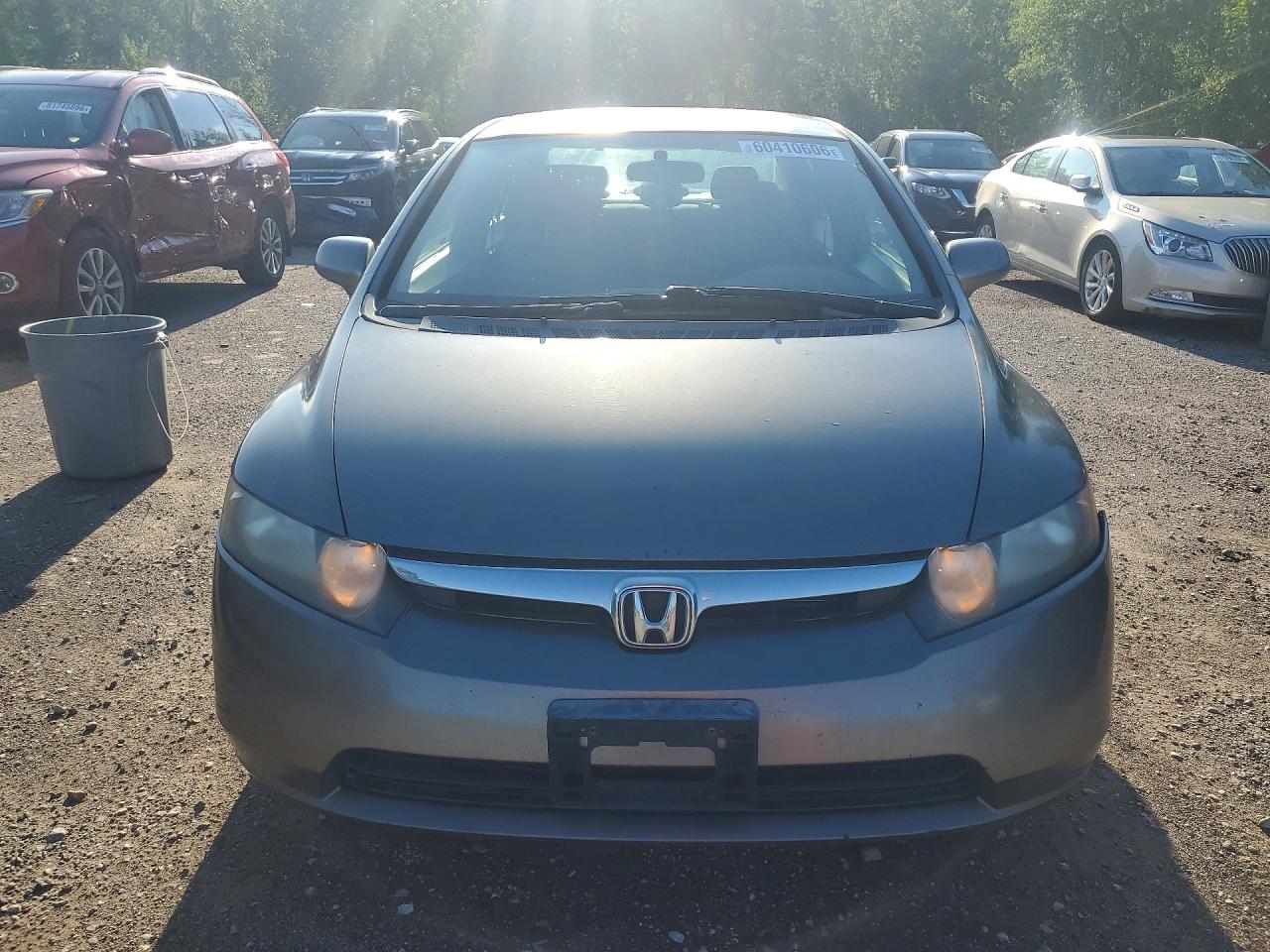 2007 Honda Civic Lx Серый vin: 2HGFA16527H023660