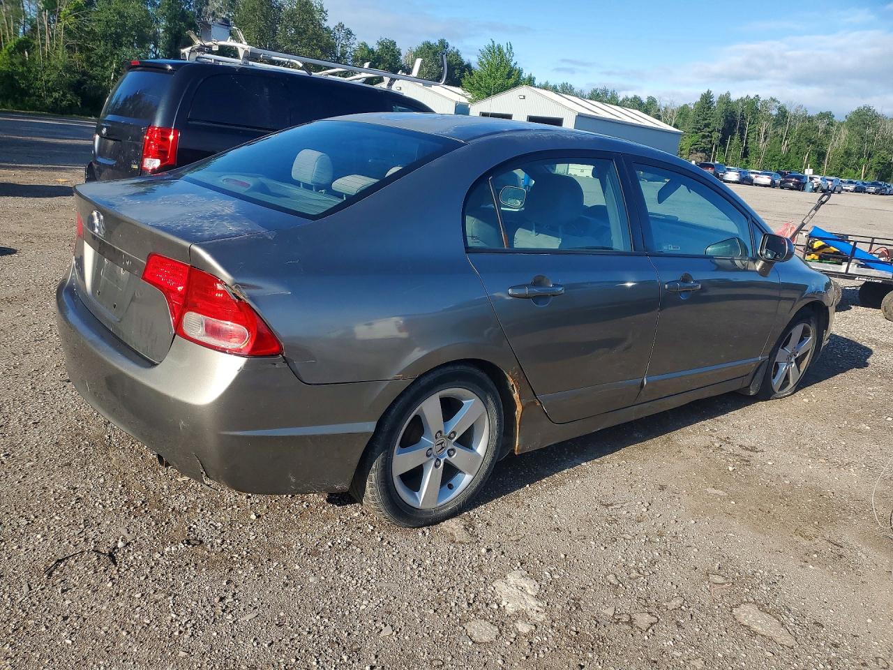 2007 Honda Civic Lx Серый vin: 2HGFA16527H023660
