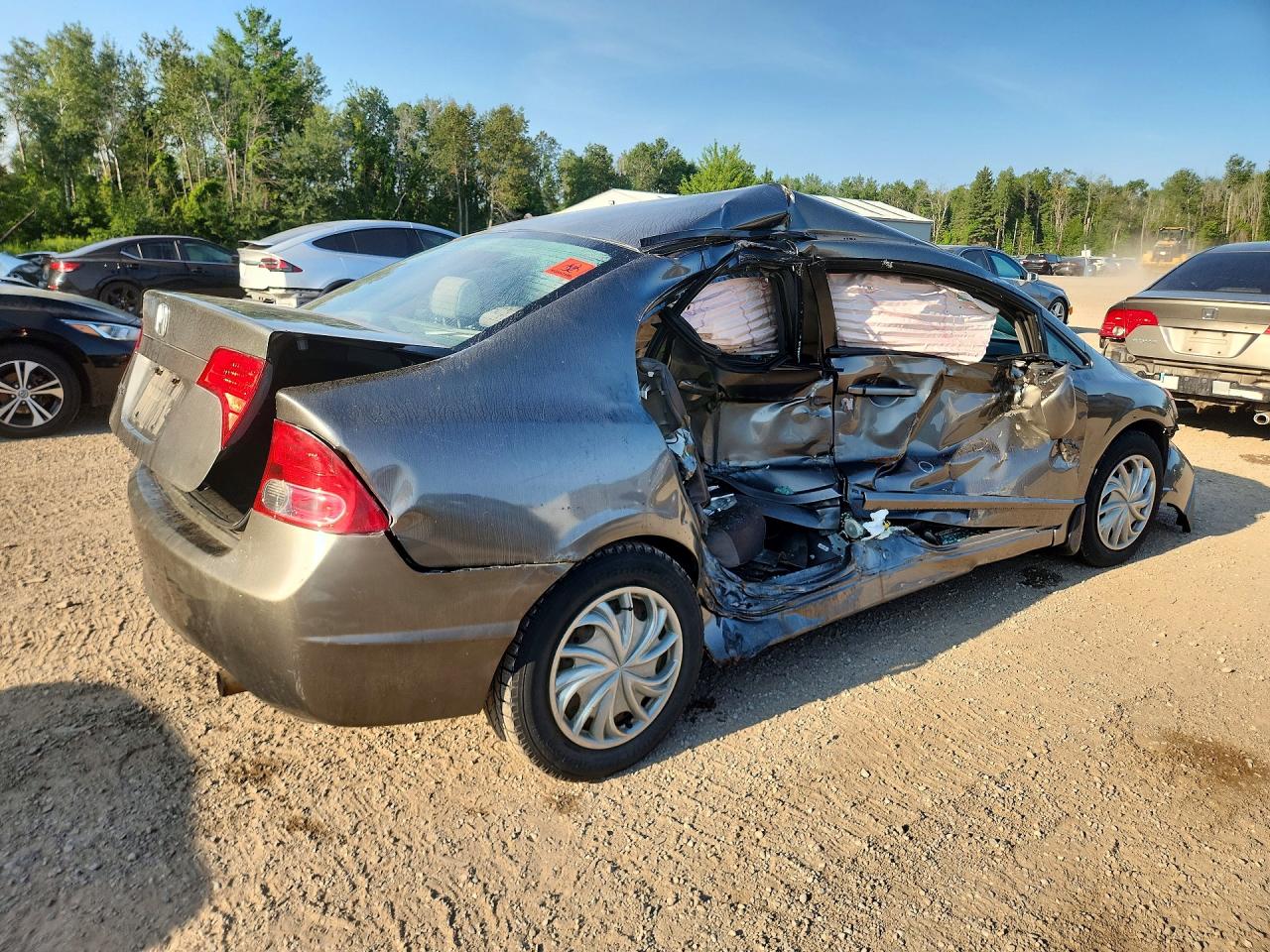 2008 Honda Civic Lx Charcoal vin: 2HGFA16528H104496