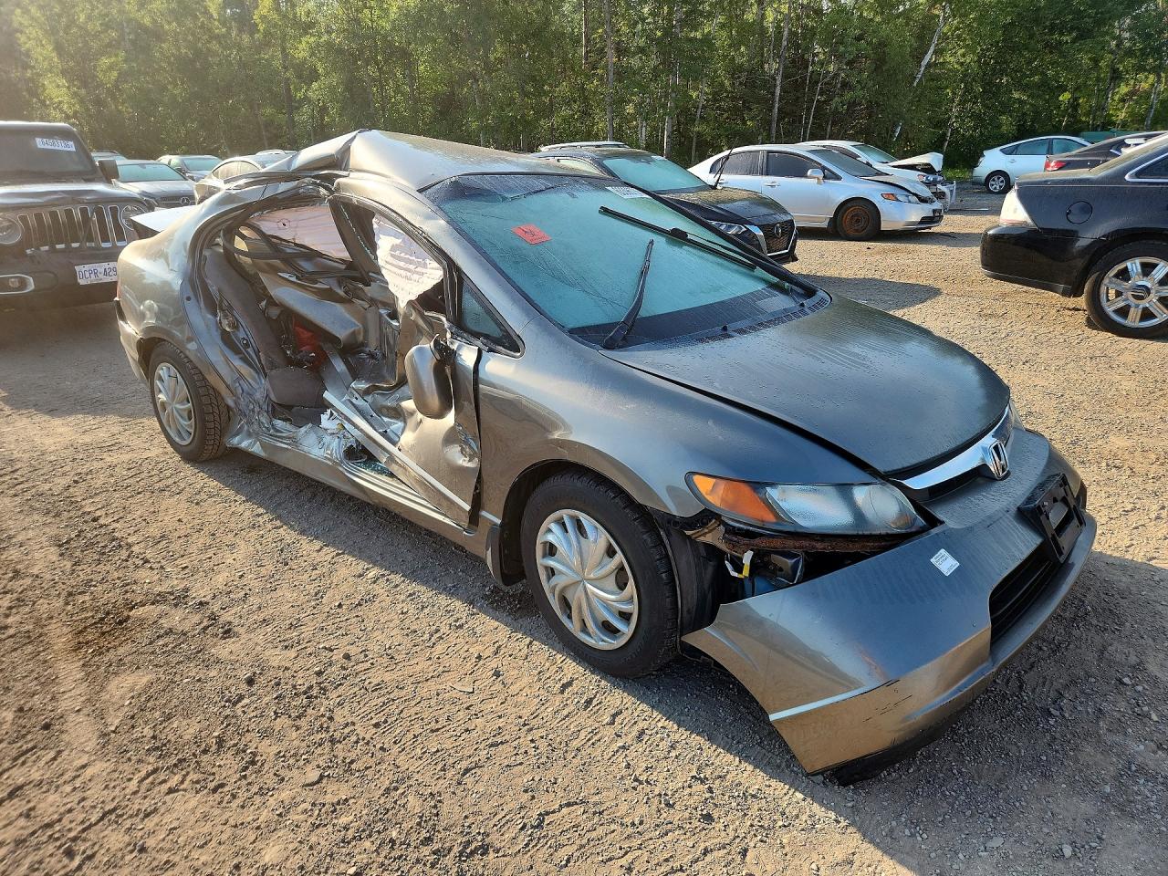 2008 Honda Civic Lx Charcoal vin: 2HGFA16528H104496