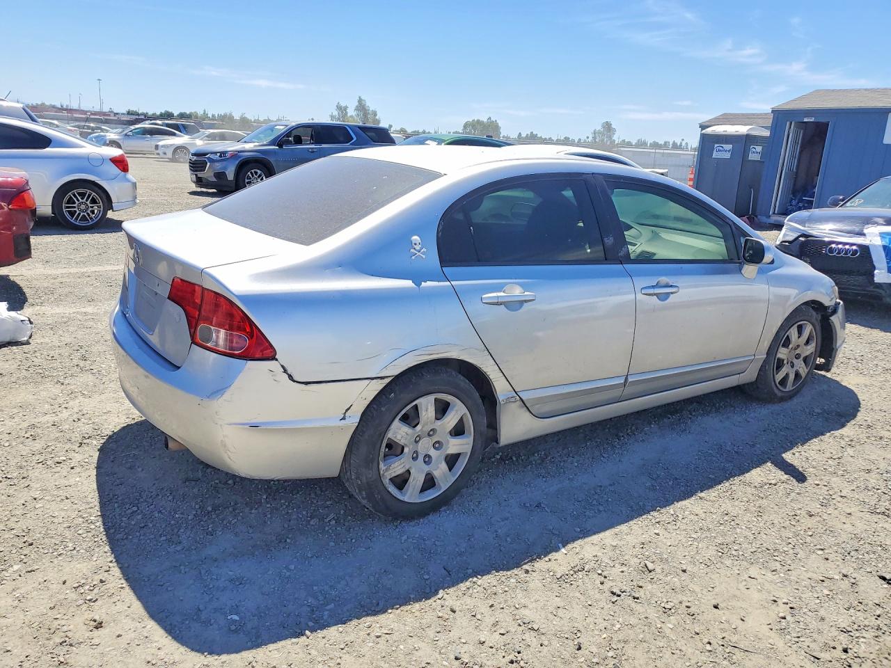 2008 Honda Civic Lx Silver vin: 2HGFA16528H302012